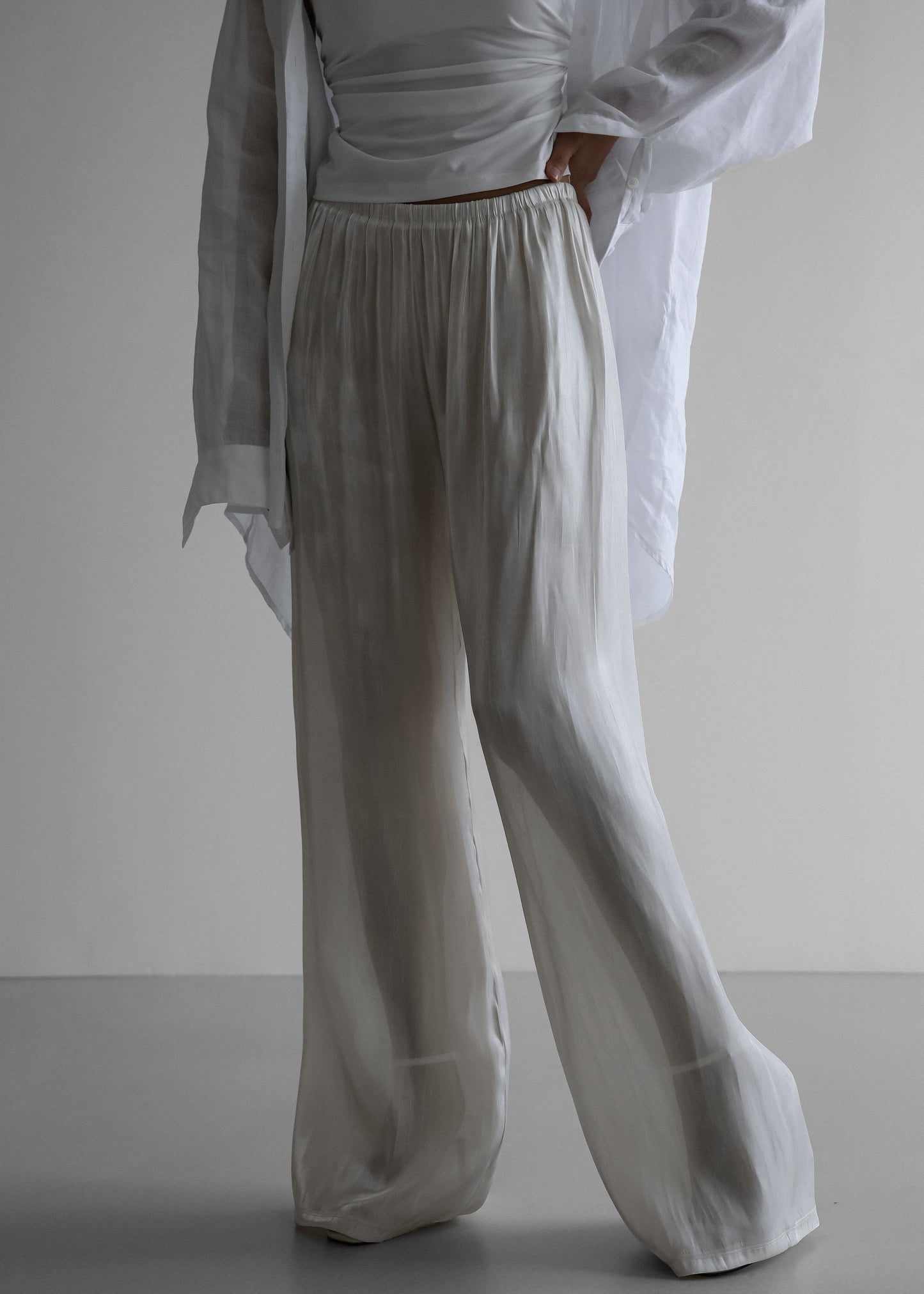 Mika Wide Pants - White