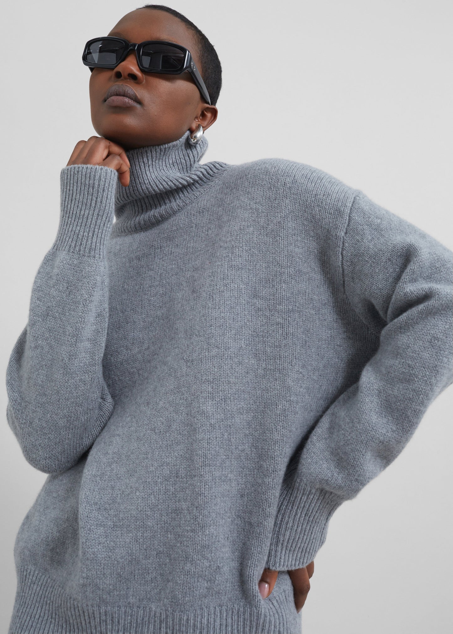 Milani Wool Turtleneck - Grey