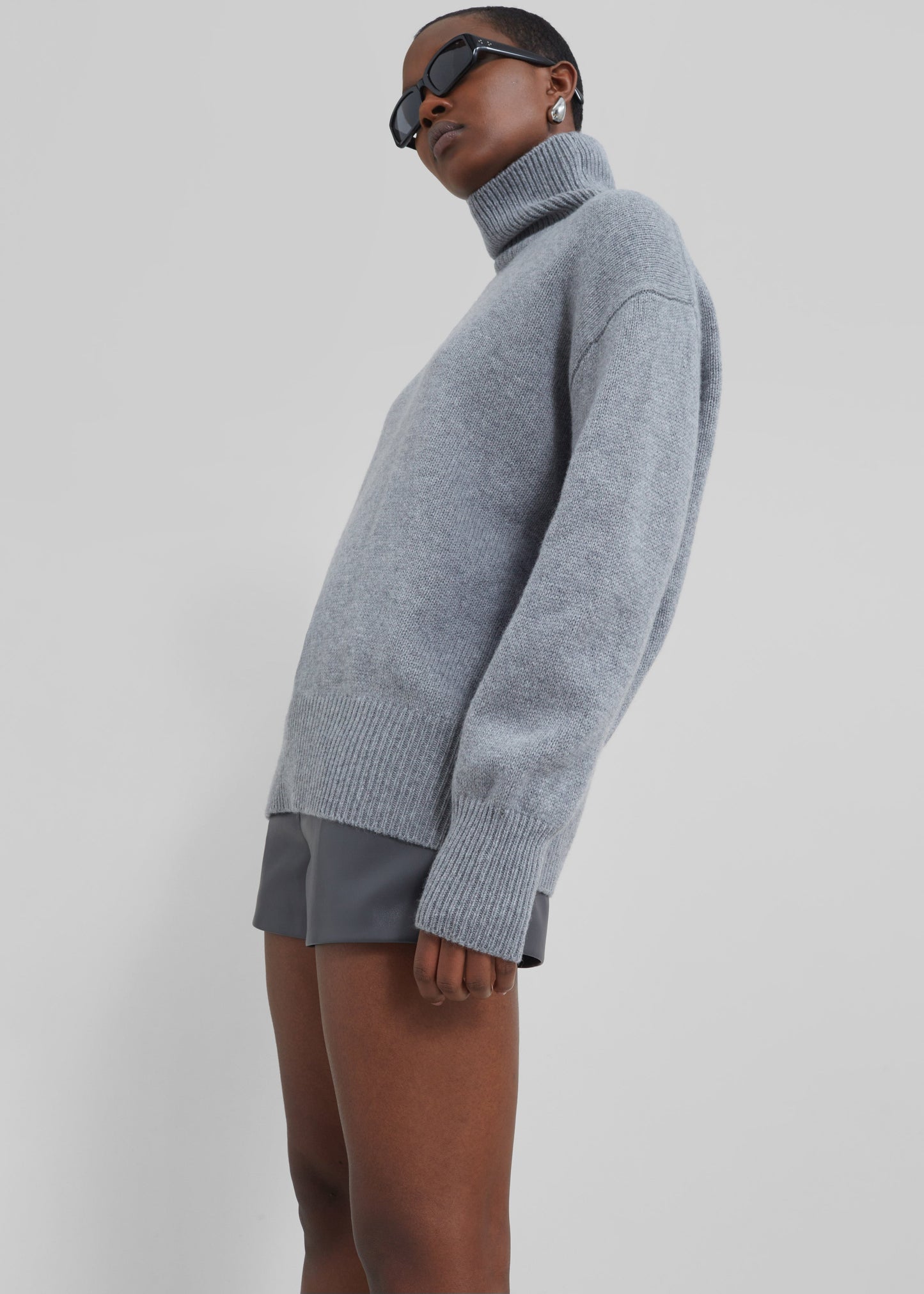 Milani Wool Turtleneck - Grey