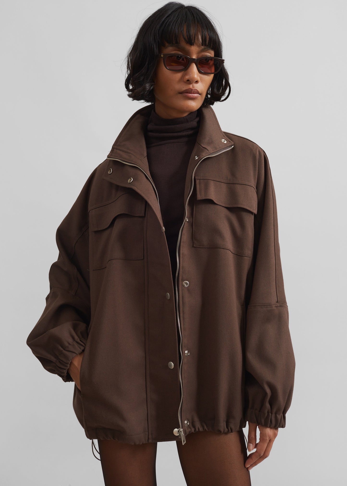 Monroy Utility Jacket - Brown