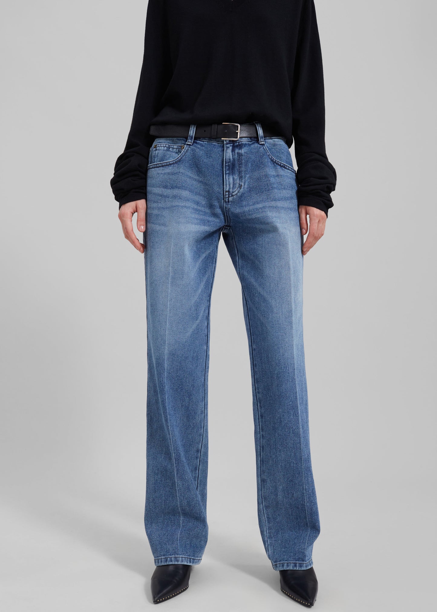 Montrose Straight Leg Jeans - Blue Wash