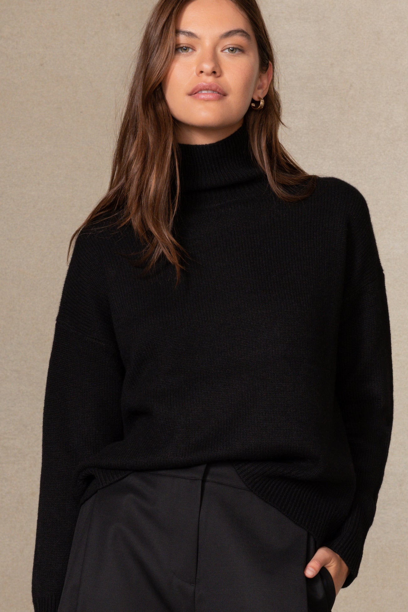 JOSLYN TURTLENECK CASHMERE SWEATER