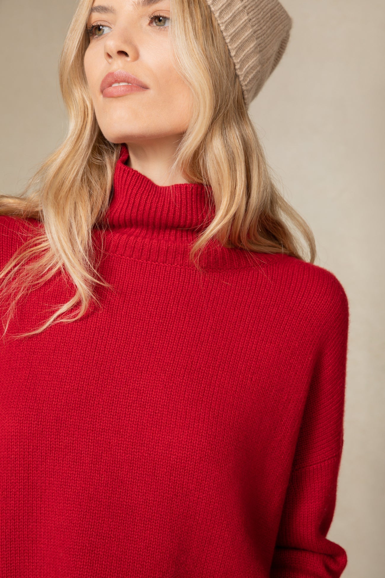 JOSLYN TURTLENECK CASHMERE SWEATER