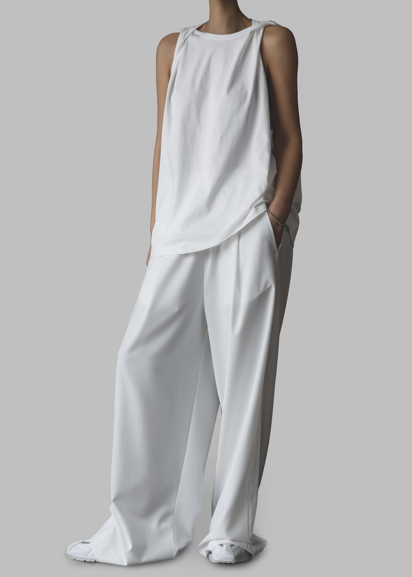 Neva Wide Trousers - White