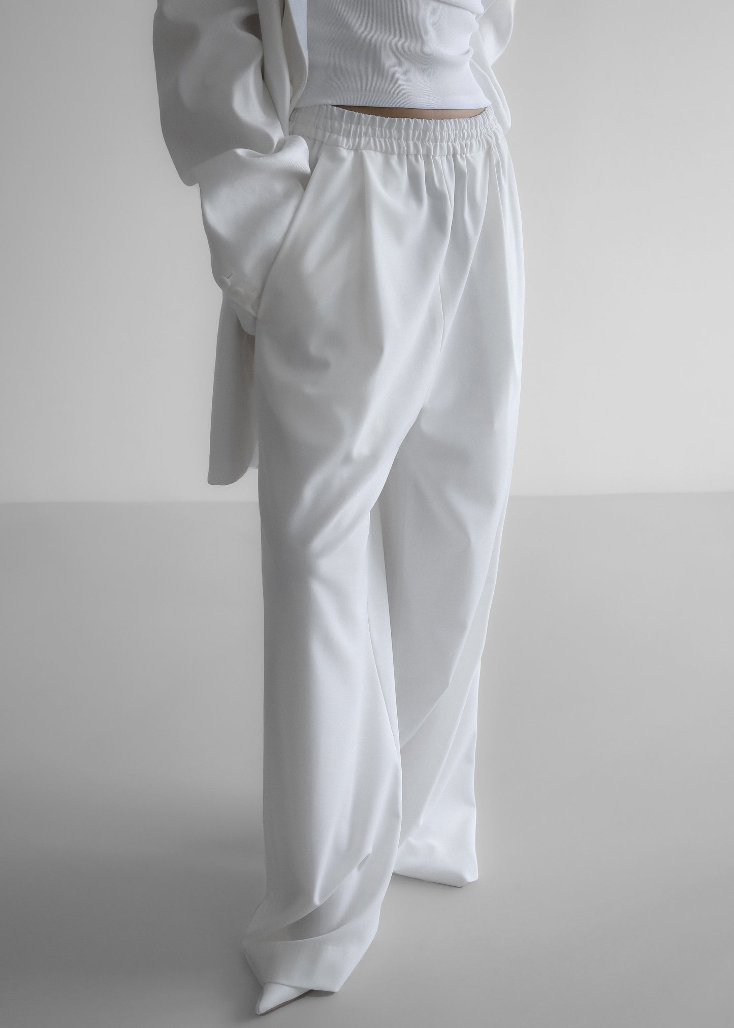 Neva Wide Trousers - White