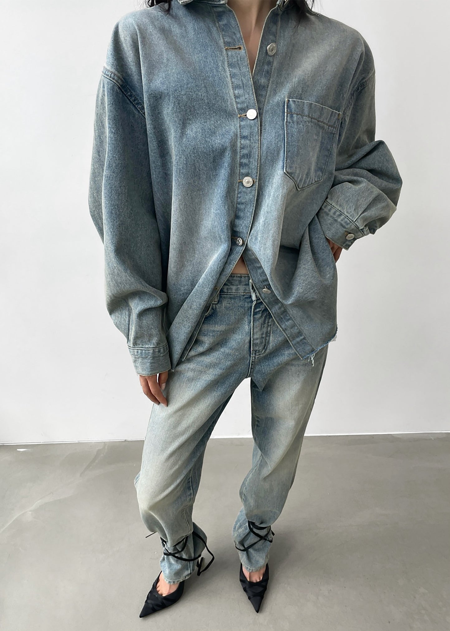 Nevada Denim Shirt - Light Wash