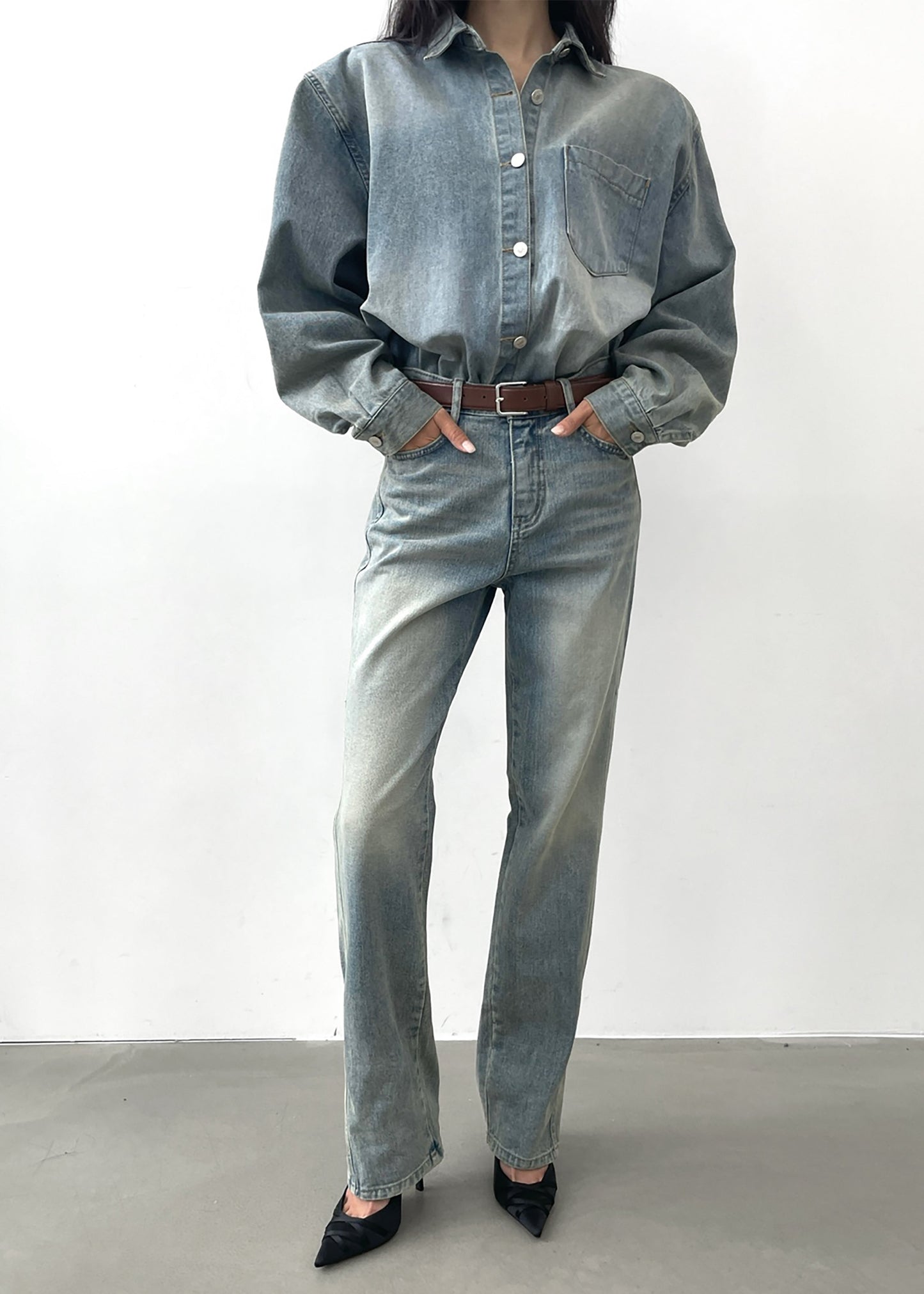 Nevada Denim Shirt - Light Wash