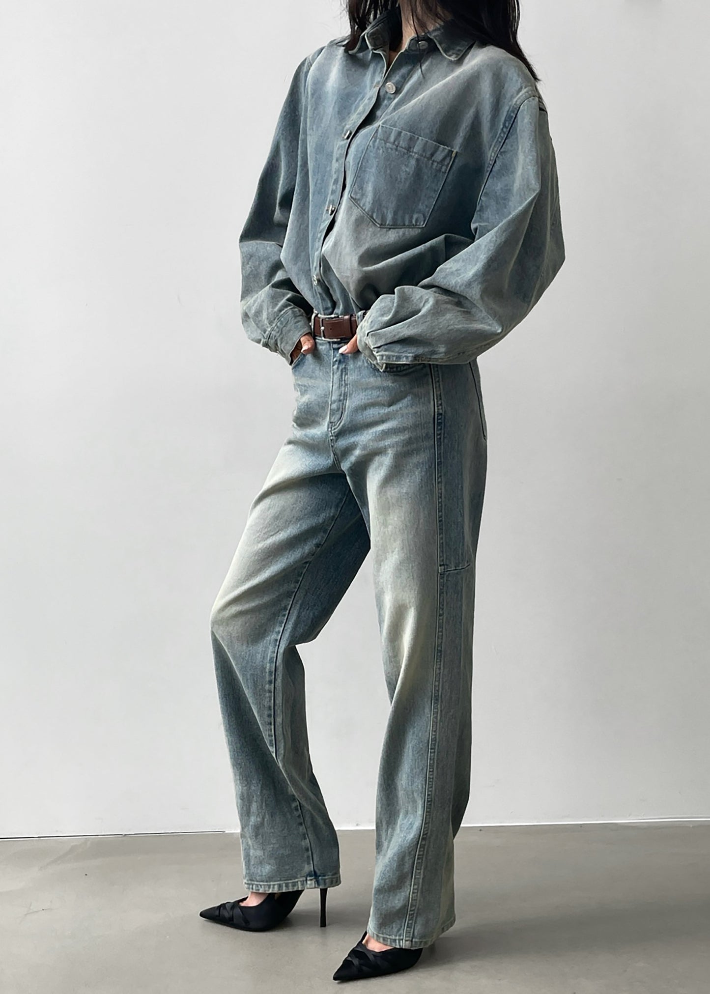 Nevada Denim Shirt - Light Wash