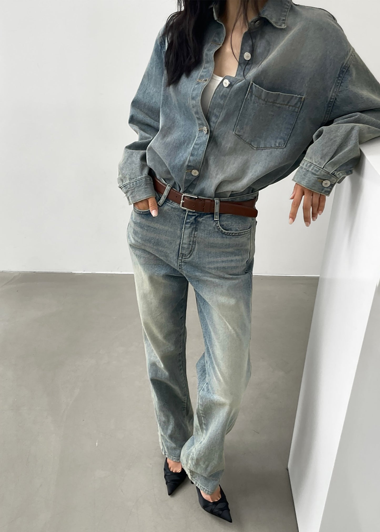 Nevada Denim Shirt - Light Wash