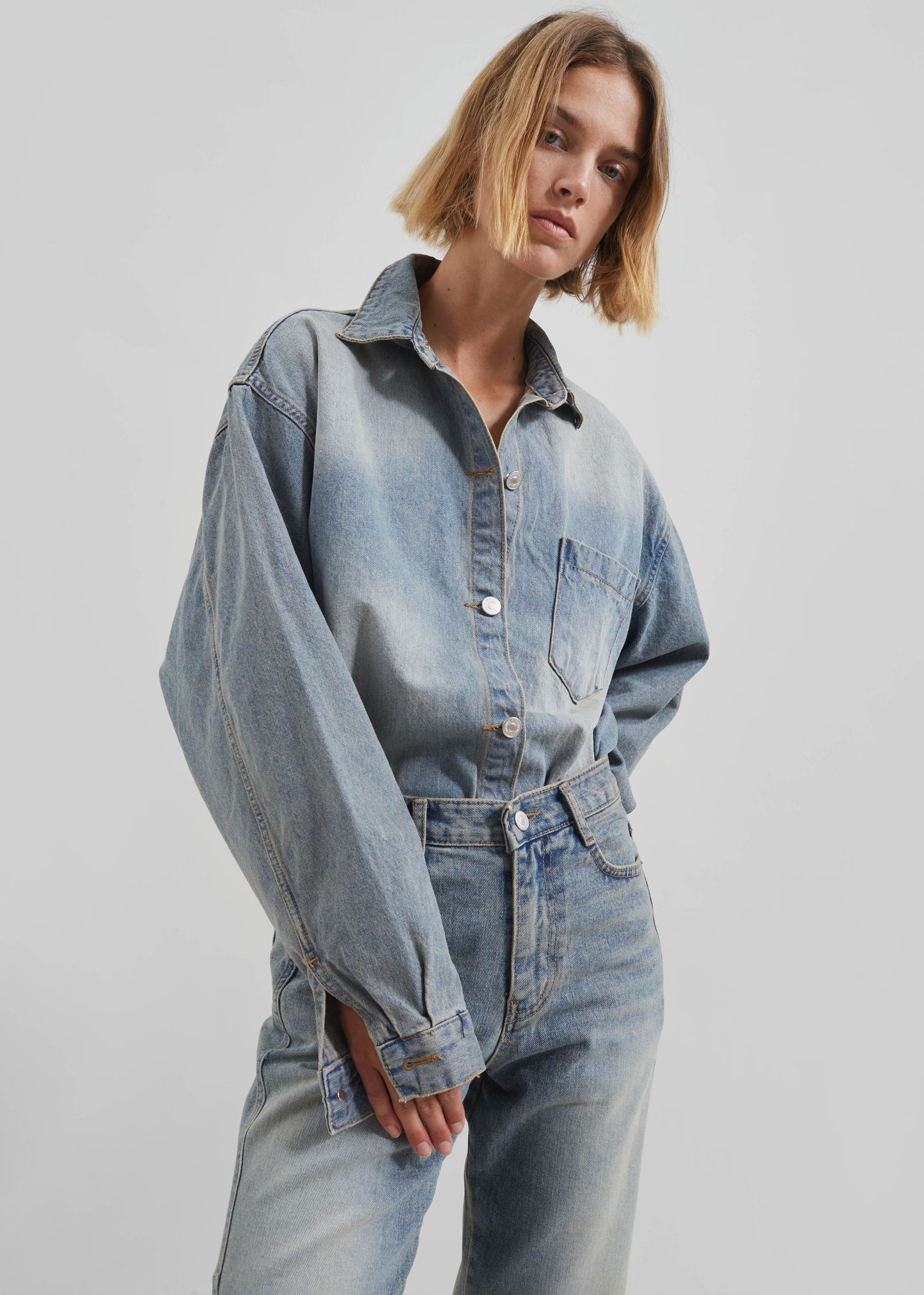 Nevada Denim Shirt - Light Wash