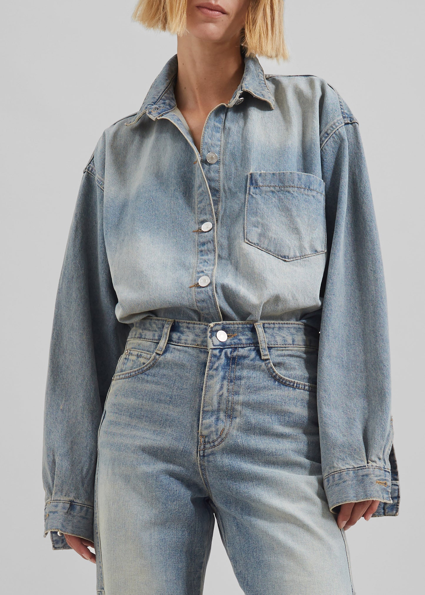 Nevada Denim Shirt - Light Wash