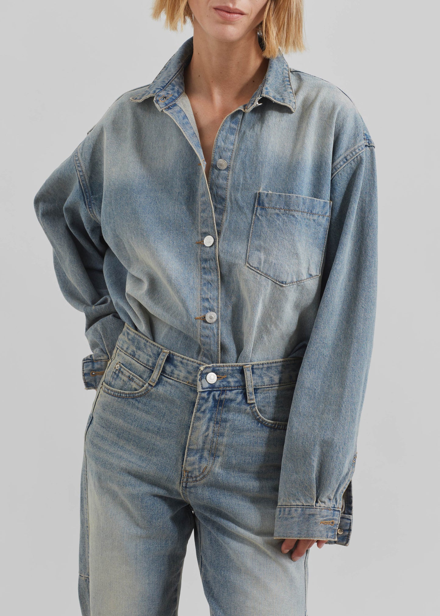 Nevada Denim Shirt - Light Wash