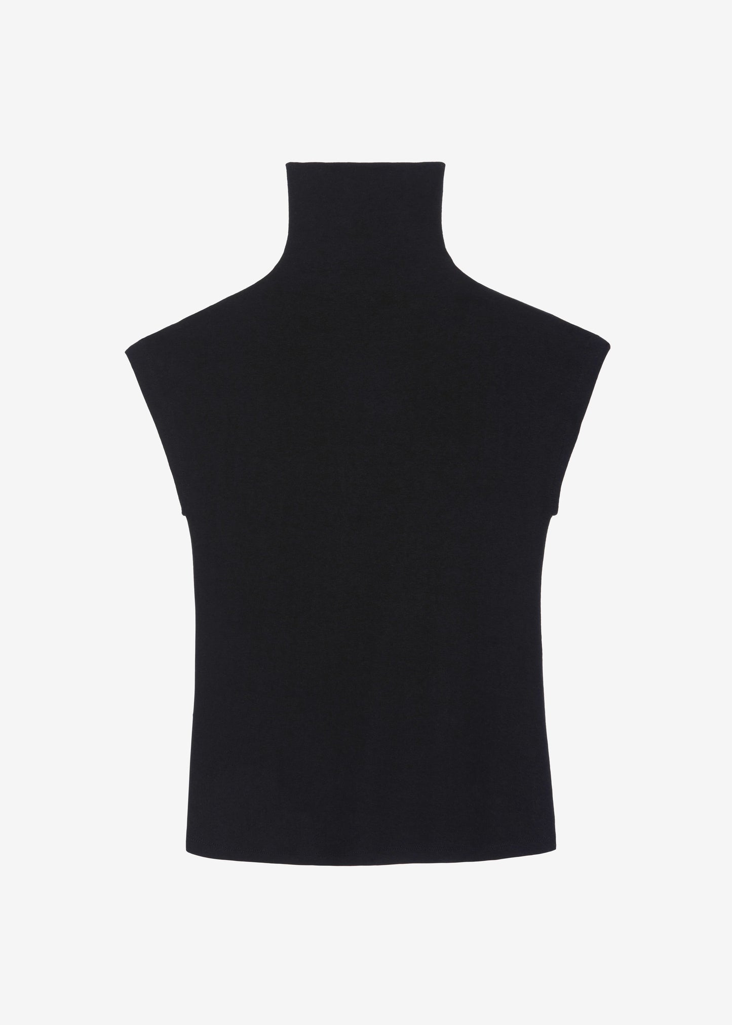 Nile Turtleneck Top - Black