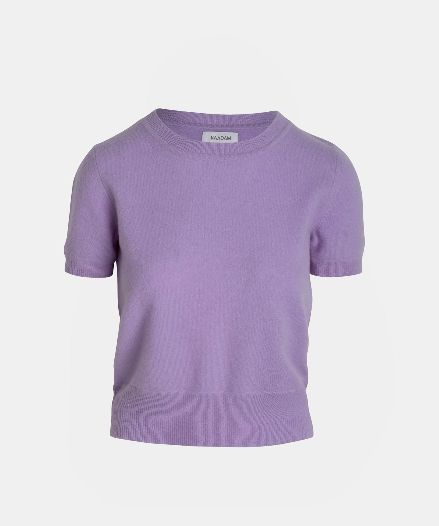 Cashmere Short Sleeve Cropped Pullover