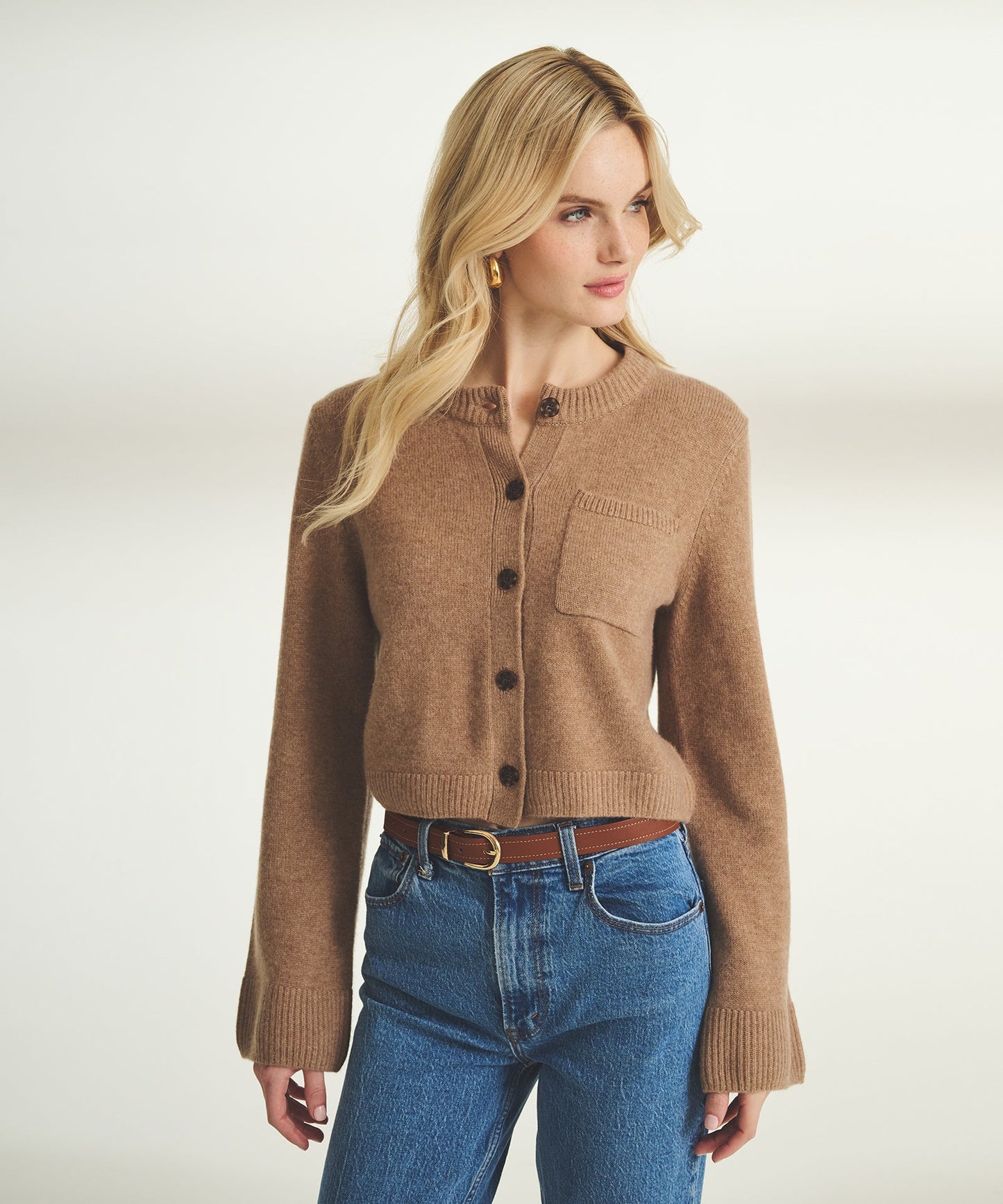 Luxe Cashmere Utility Cardigan