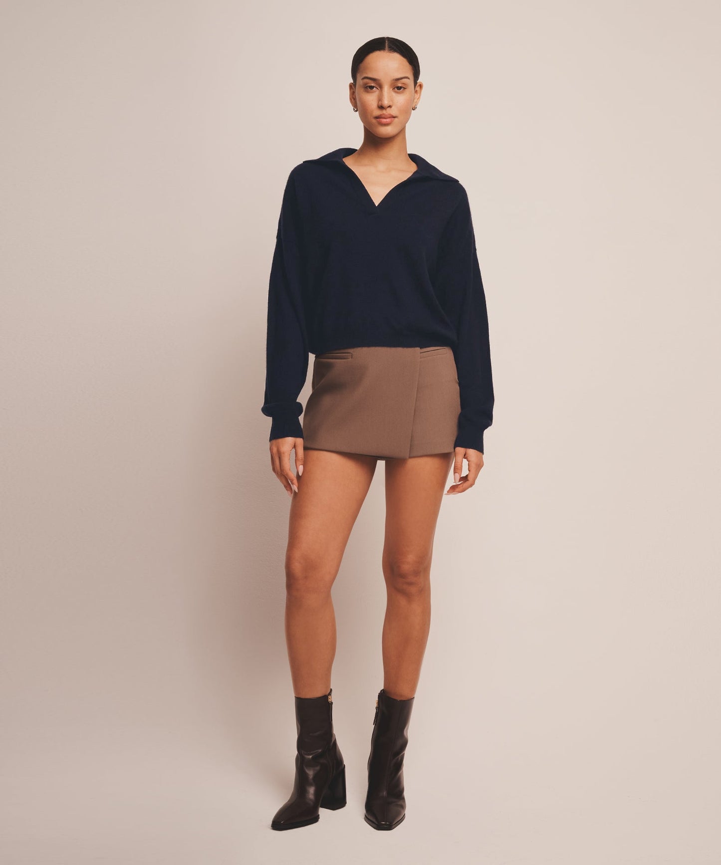 Signature Cashmere Polo Sweater