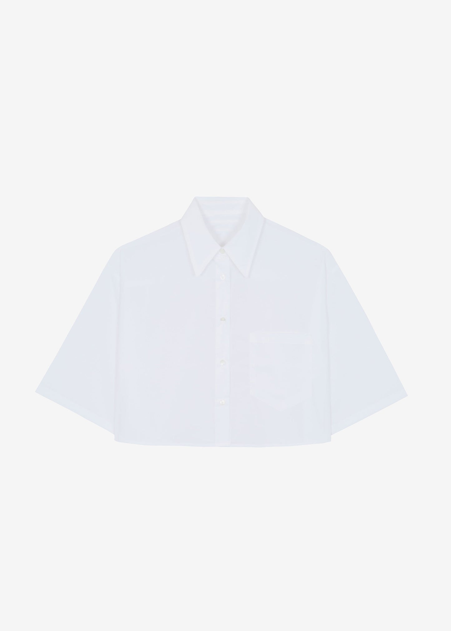 Odem Cropped Shirt - White