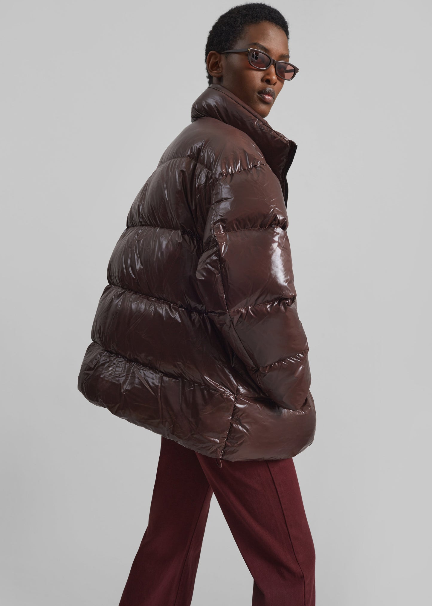 Pendle Puffer Jacket - Brown