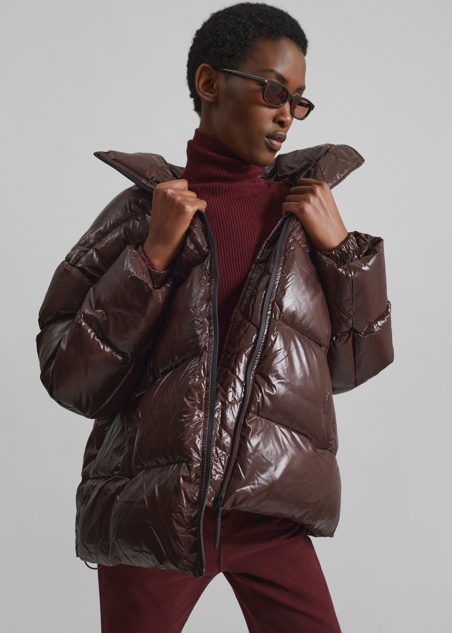 Pendle Puffer Jacket - Brown