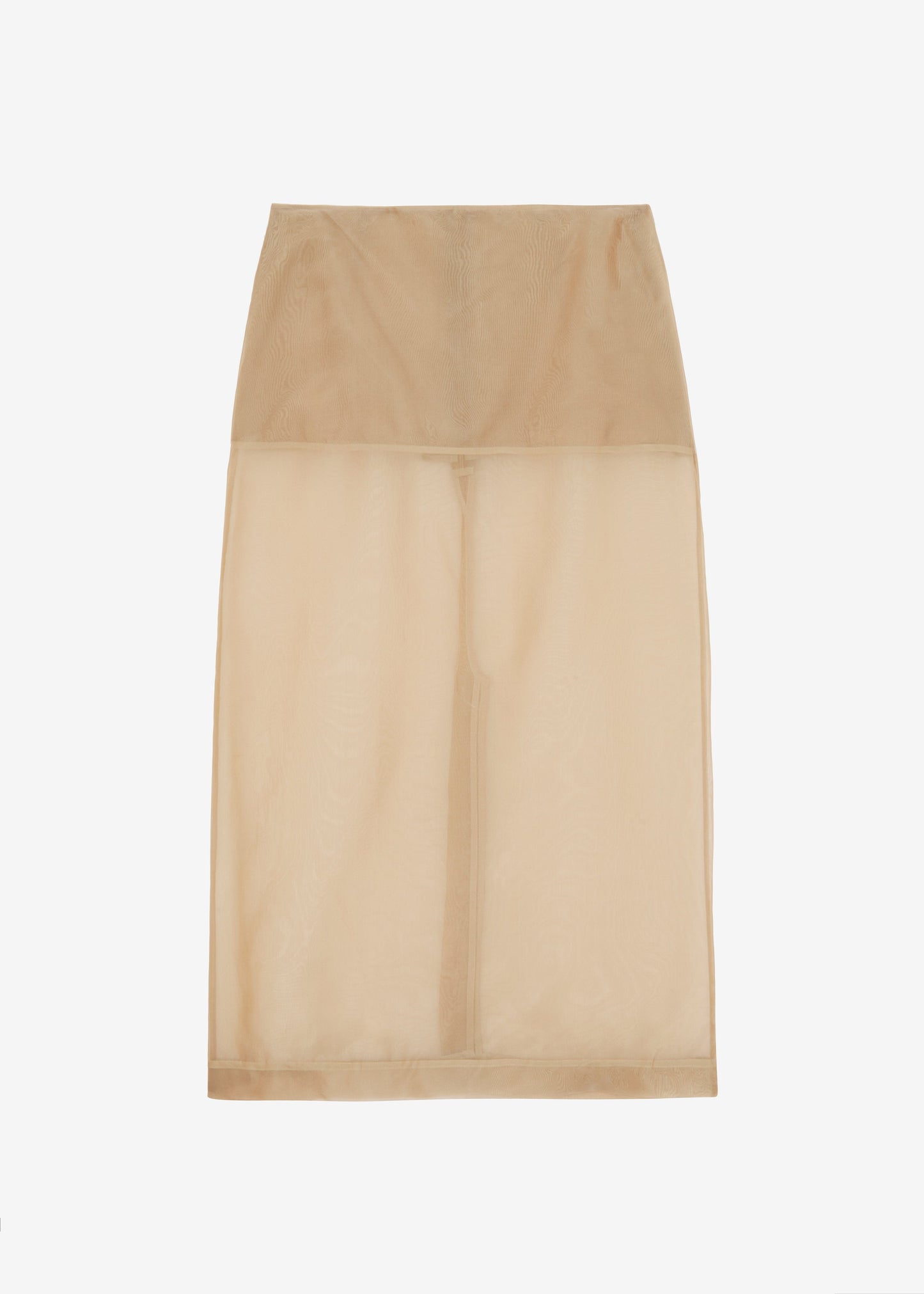 Peri Sheer Midi Skirt - Desert Sand