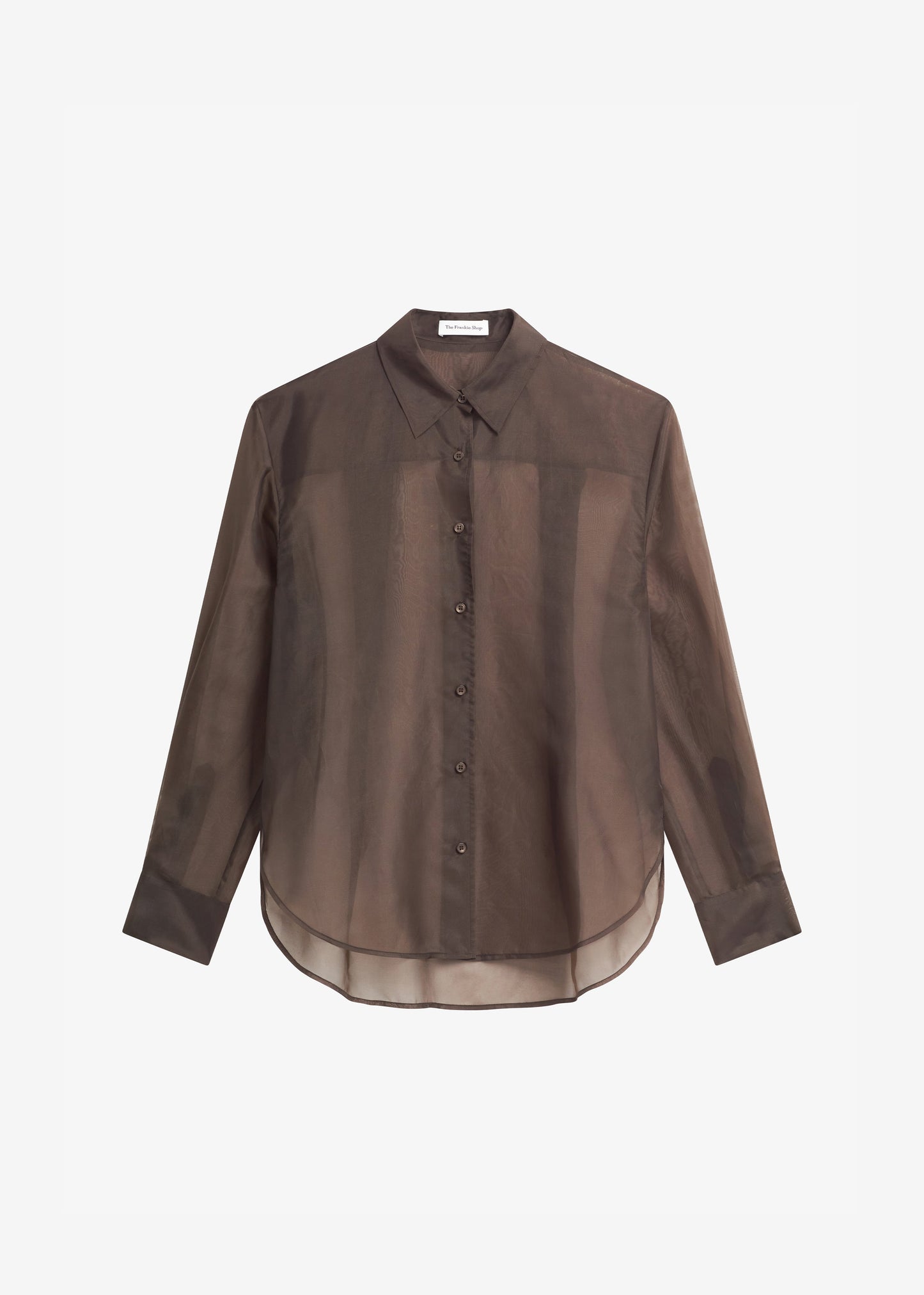 Peri Sheer Shirt - Brown