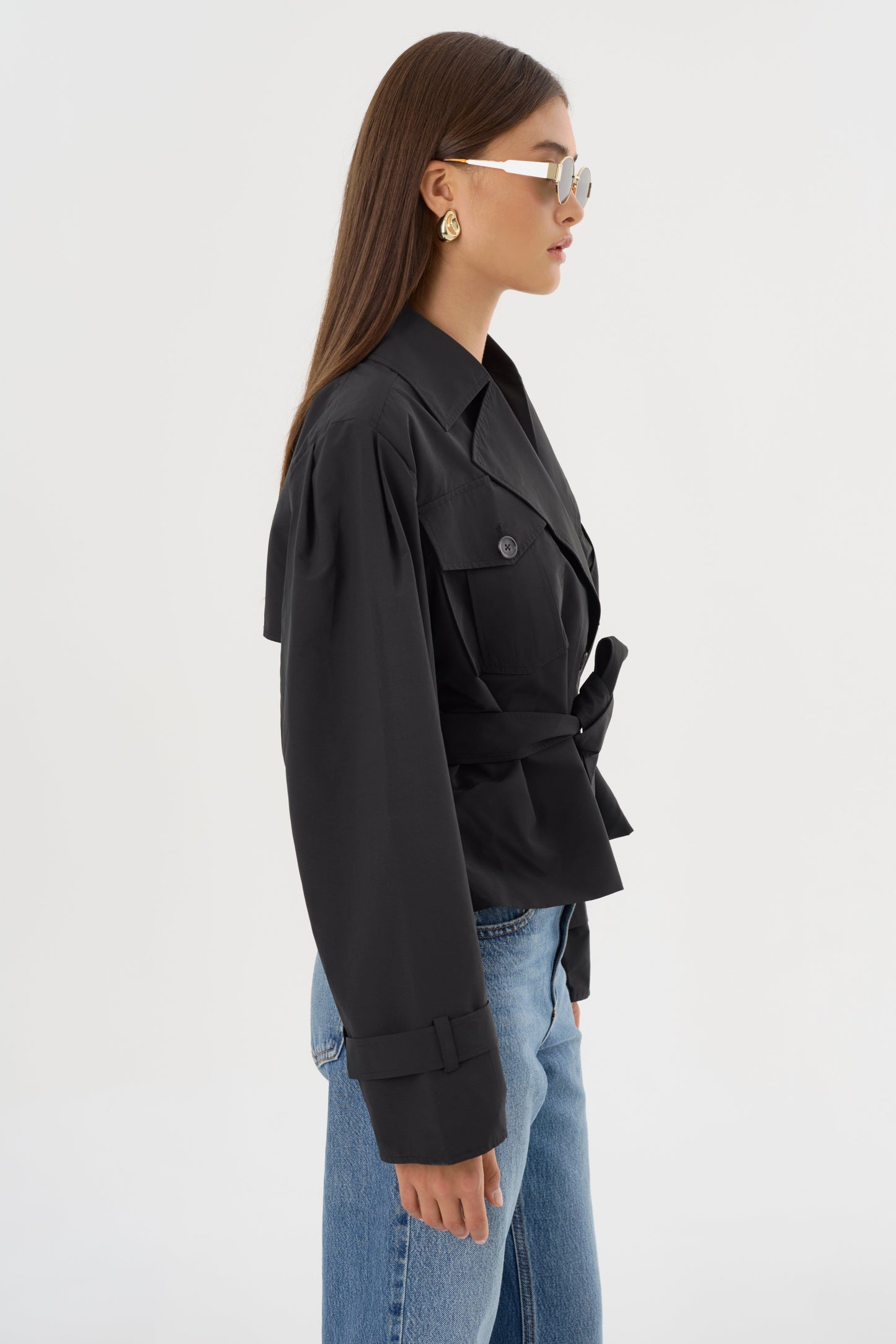 QUINN | Short Trench Jacket