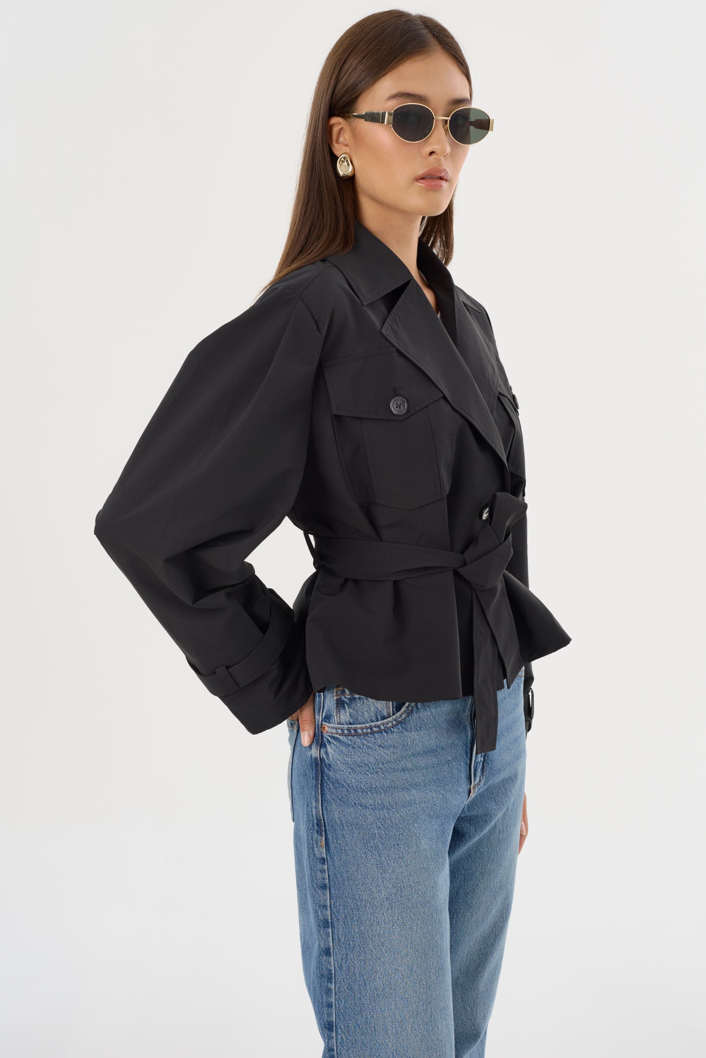 QUINN | Short Trench Jacket