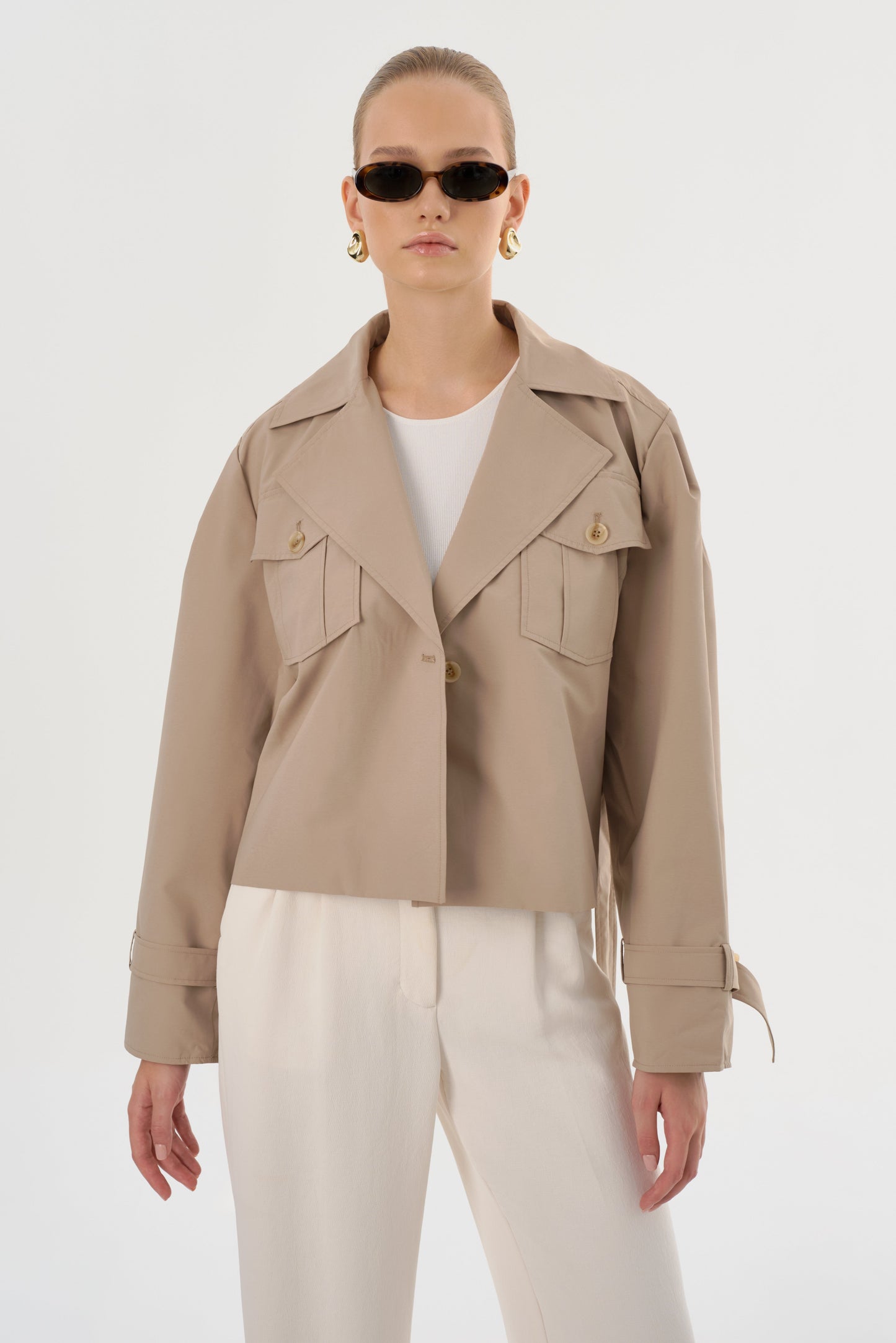 QUINN | Short Trench Jacket