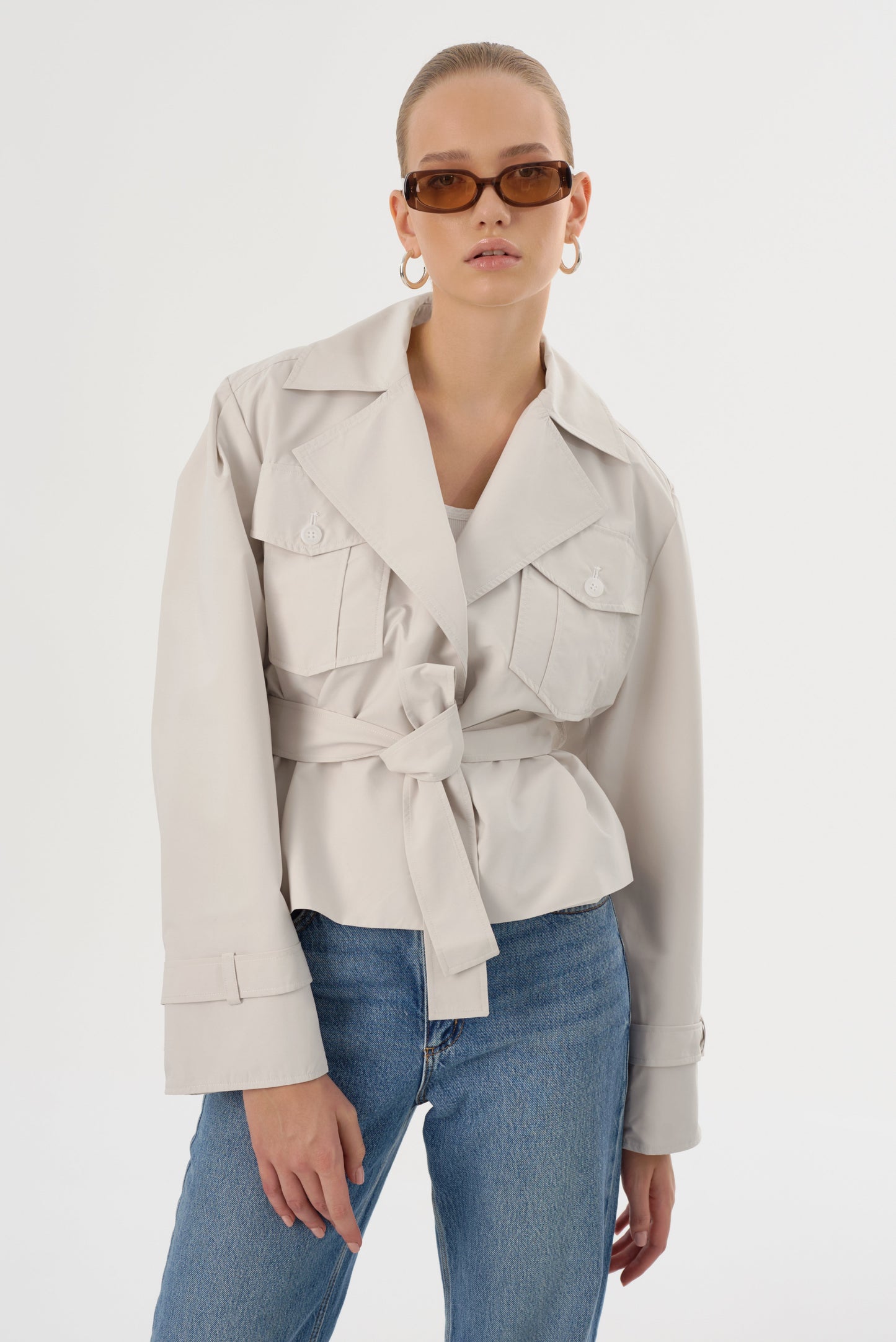 QUINN | Short Trench Jacket