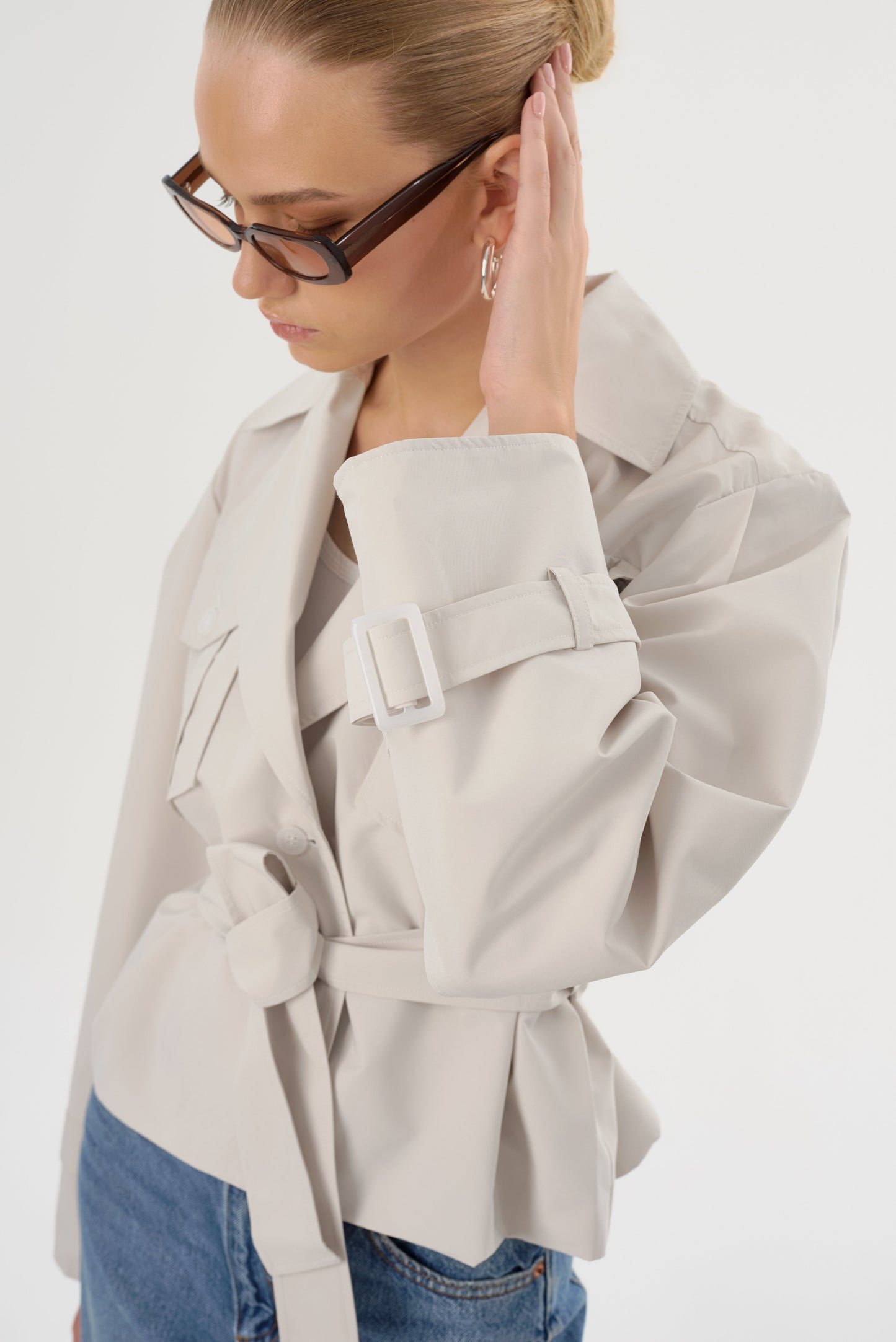 QUINN | Short Trench Jacket