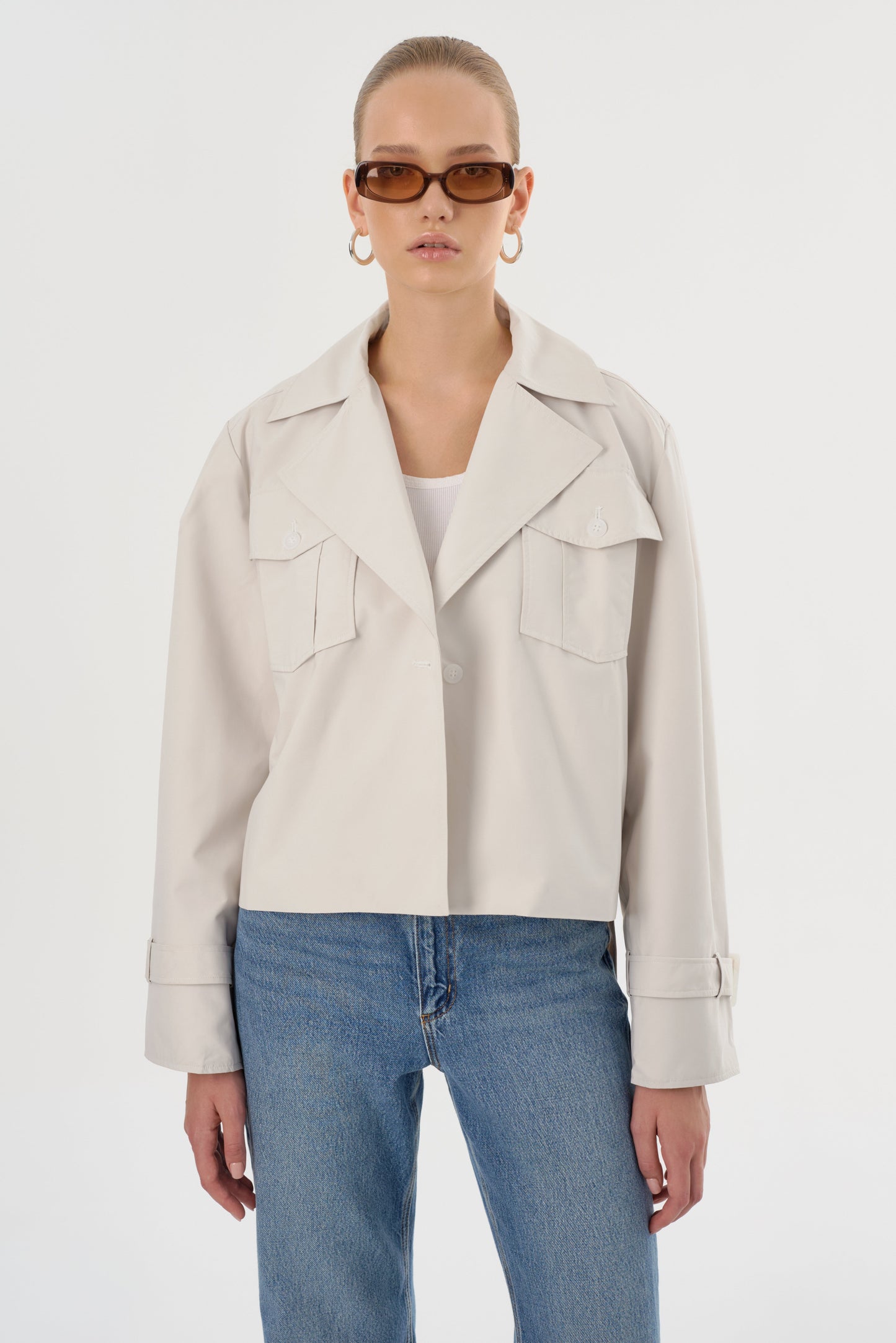 QUINN | Short Trench Jacket