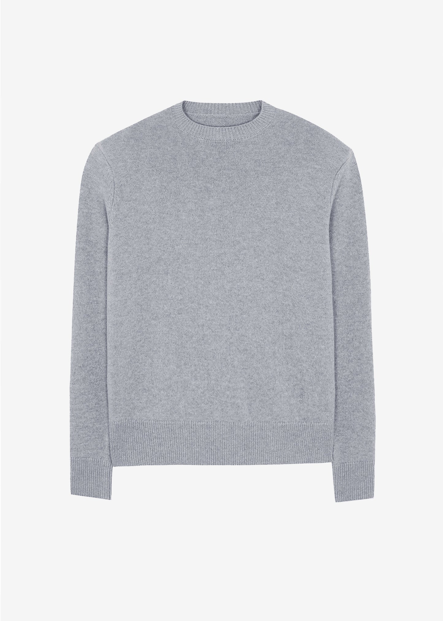 Quinton Crew Neck Sweater - Grey Melange