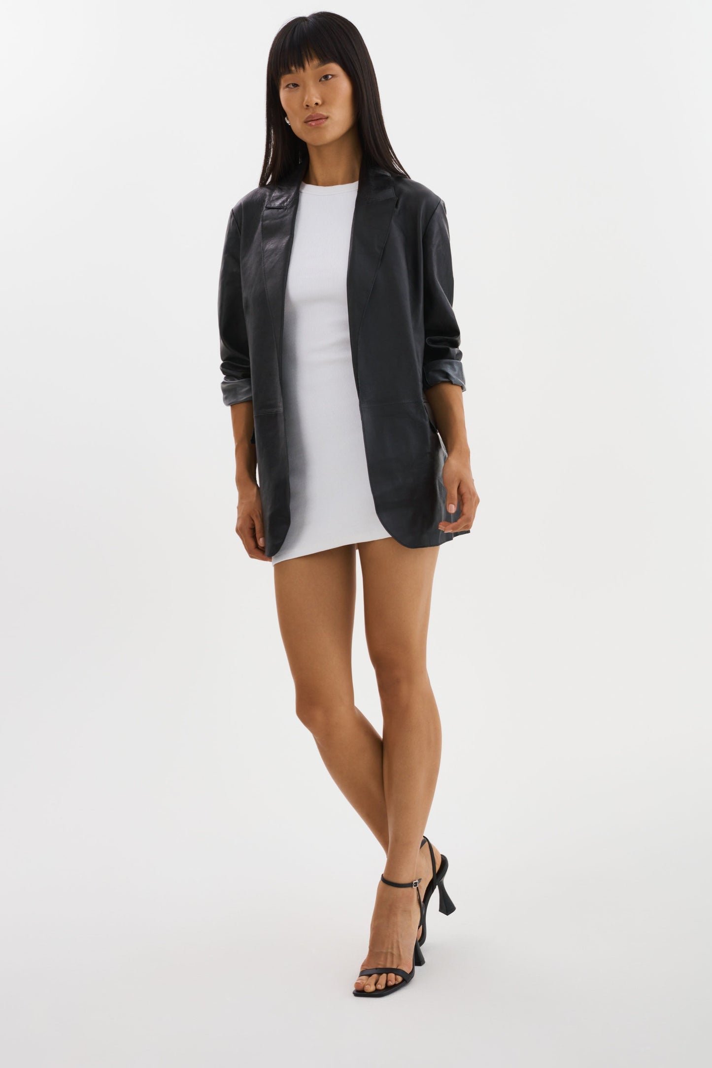 QUIRINA | Leather Blazer