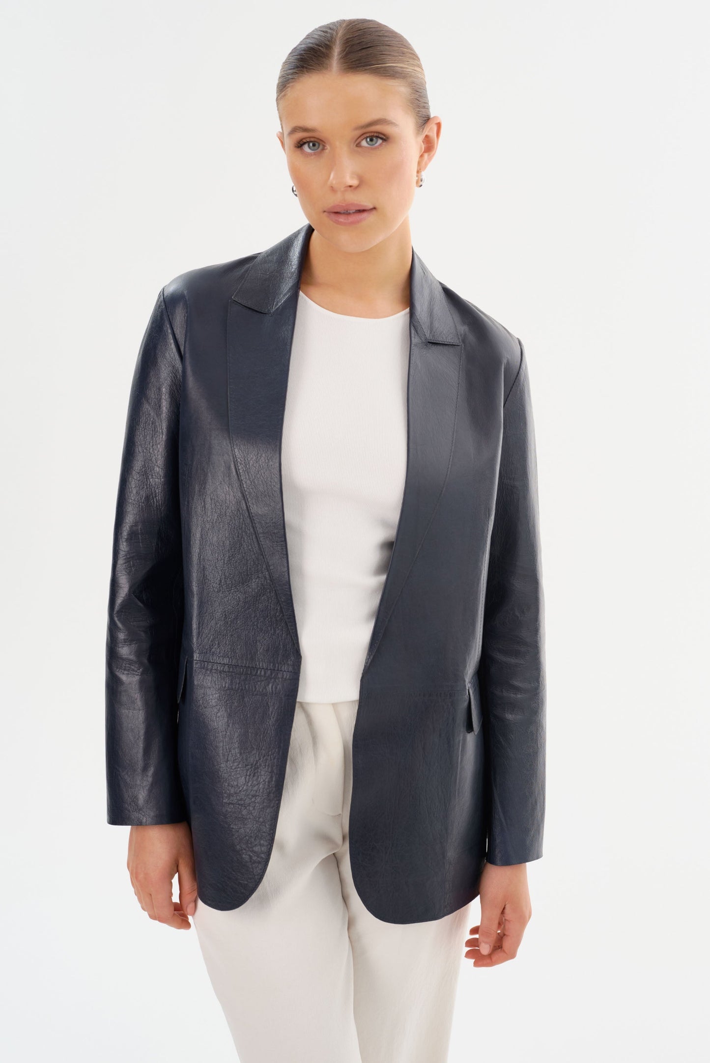 QUIRINA | Leather Blazer