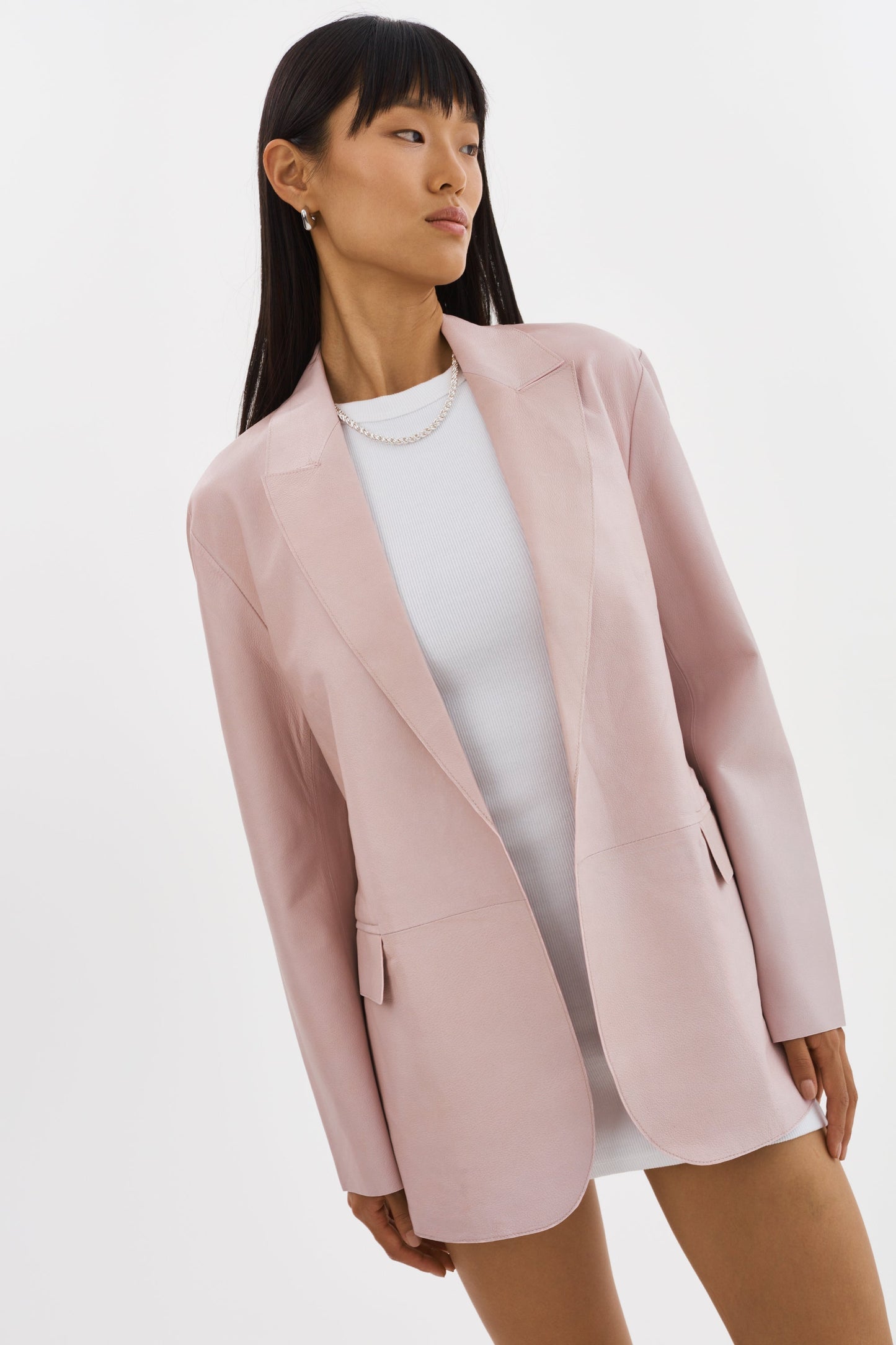 QUIRINA | Leather Blazer