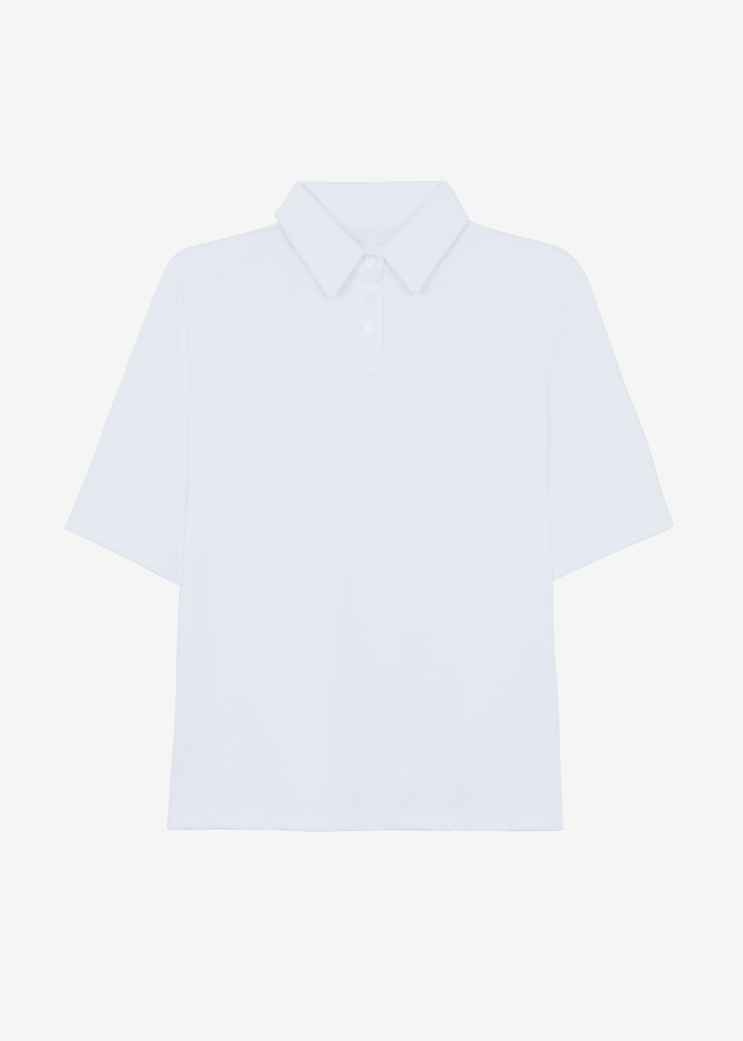 Rane Padded Shoulder Polo - White