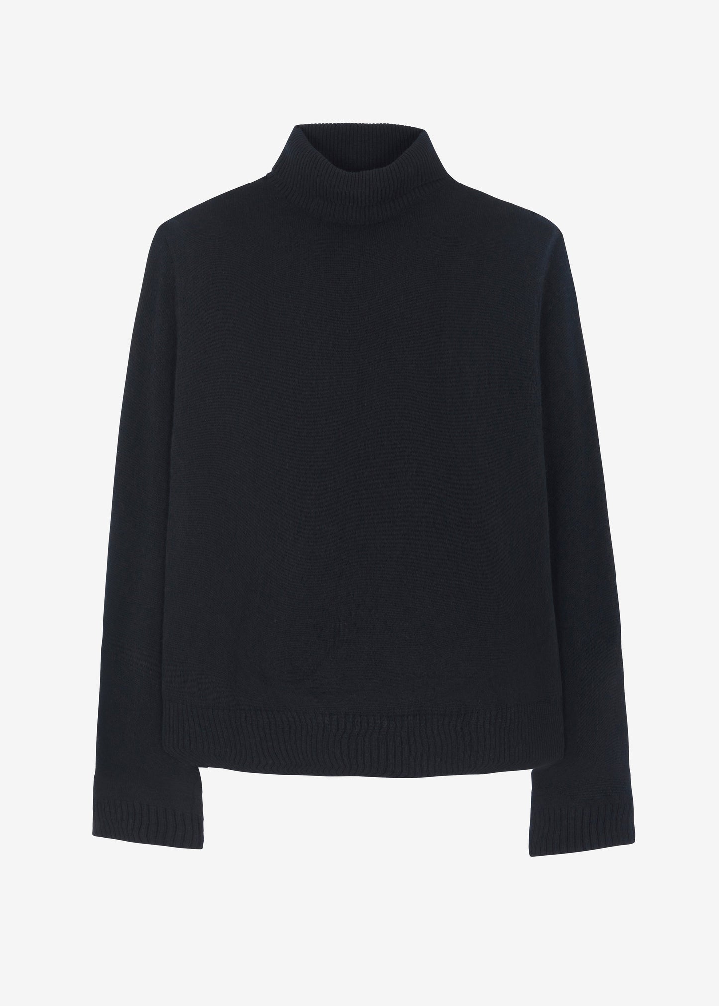 Rhea Trapeze Turtleneck - Charcoal