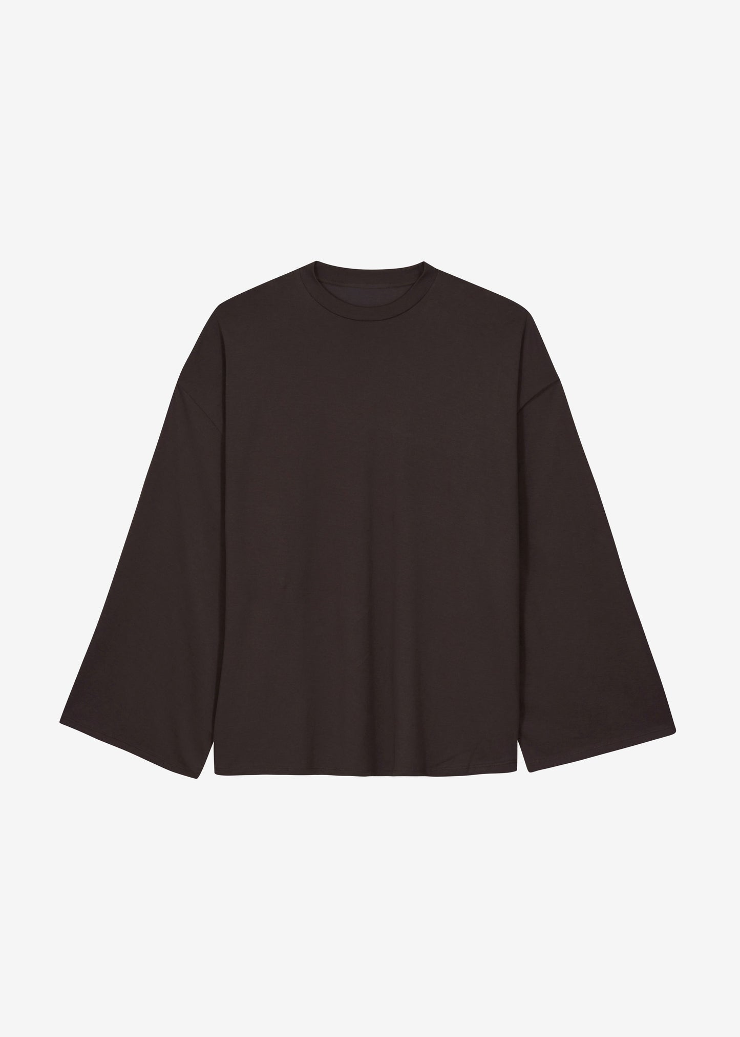 Rio Oversized Sleeve Tee - Dark Brown