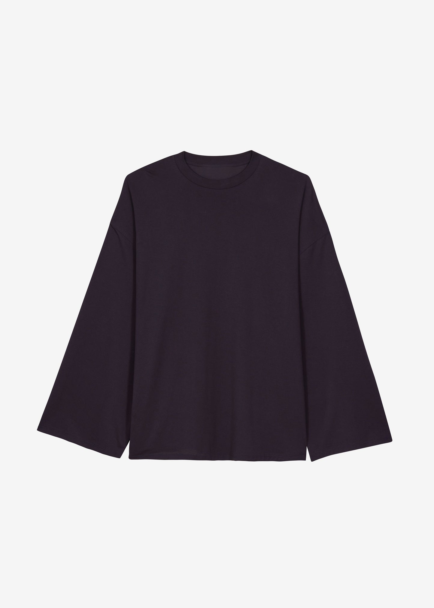 Rio Oversized Sleeve Tee - Dark Plum