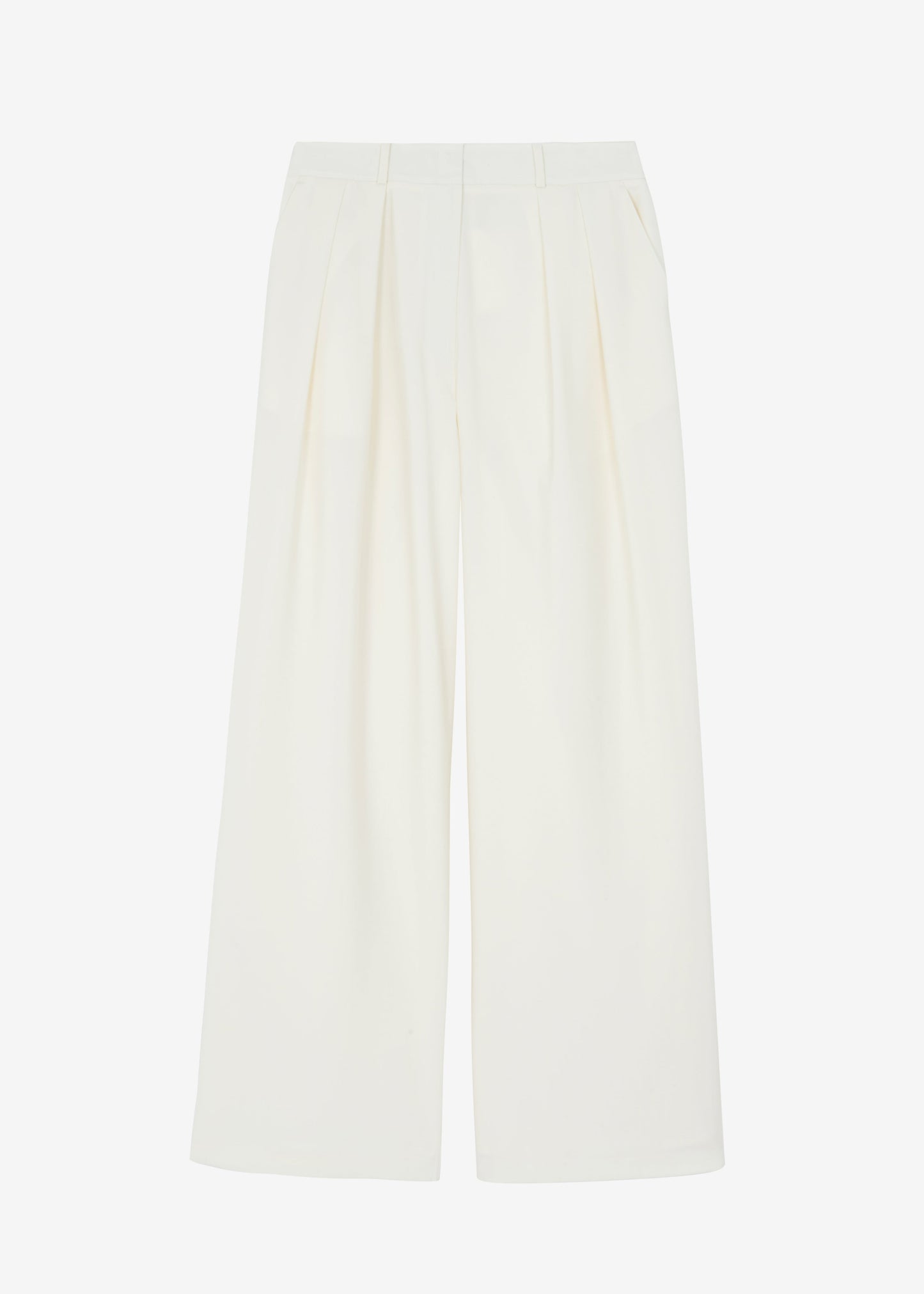 Ripley Pleated Trousers - Ivory