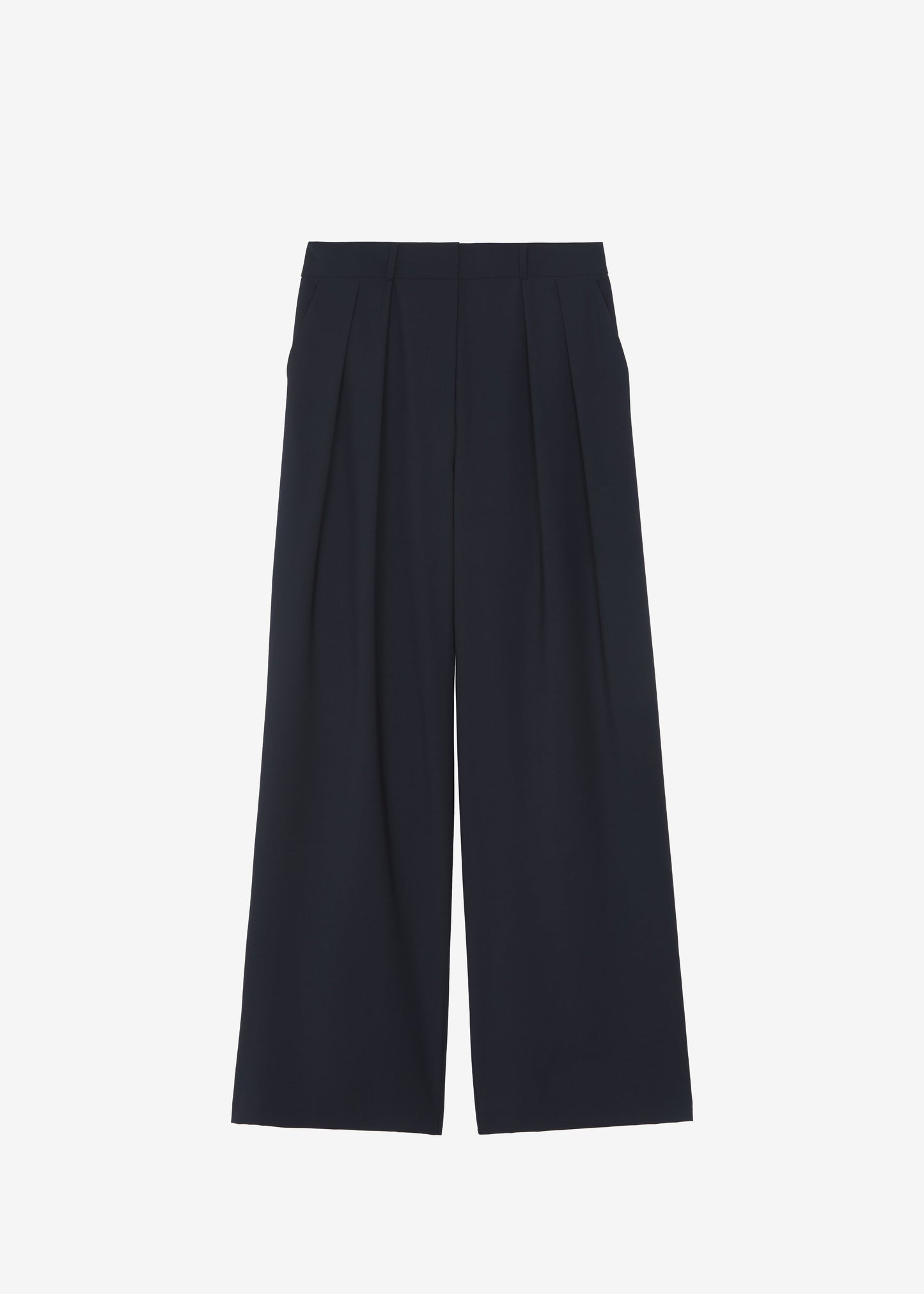 Ripley Pleated Trousers - Navy