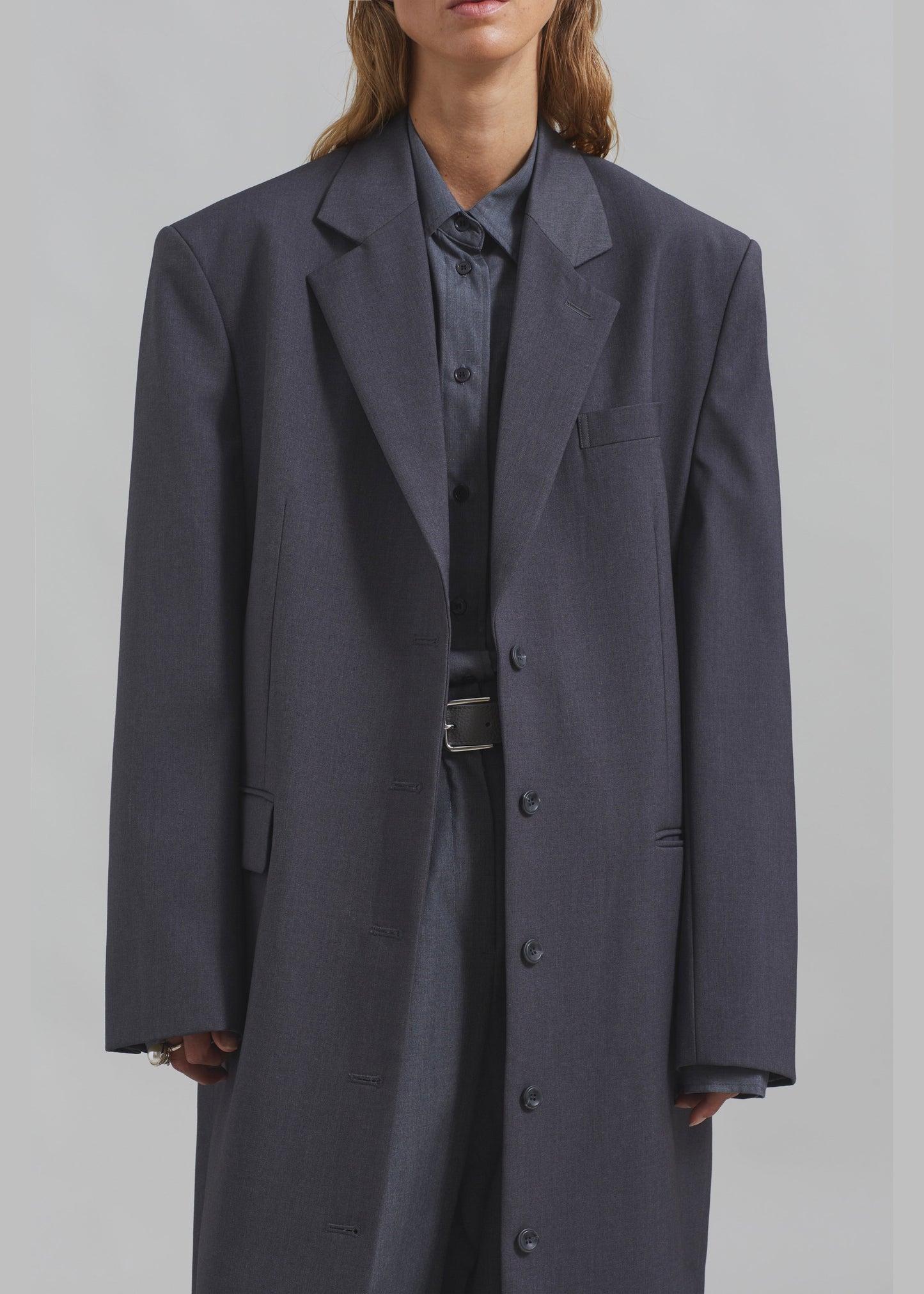 Robinson Long Coat - Grey