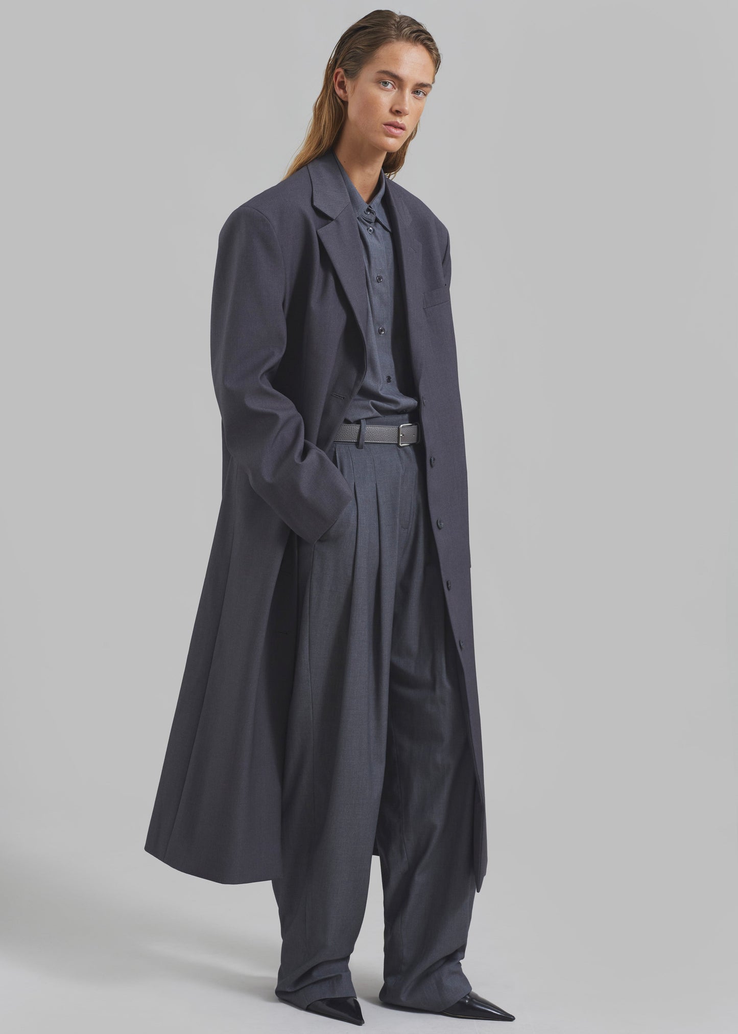 Robinson Long Coat - Grey