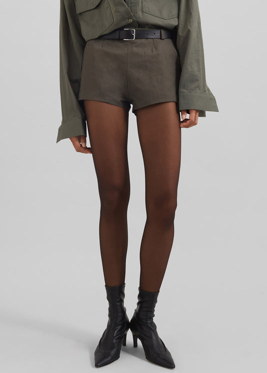 Rolen Hot Pants - Dark Olive