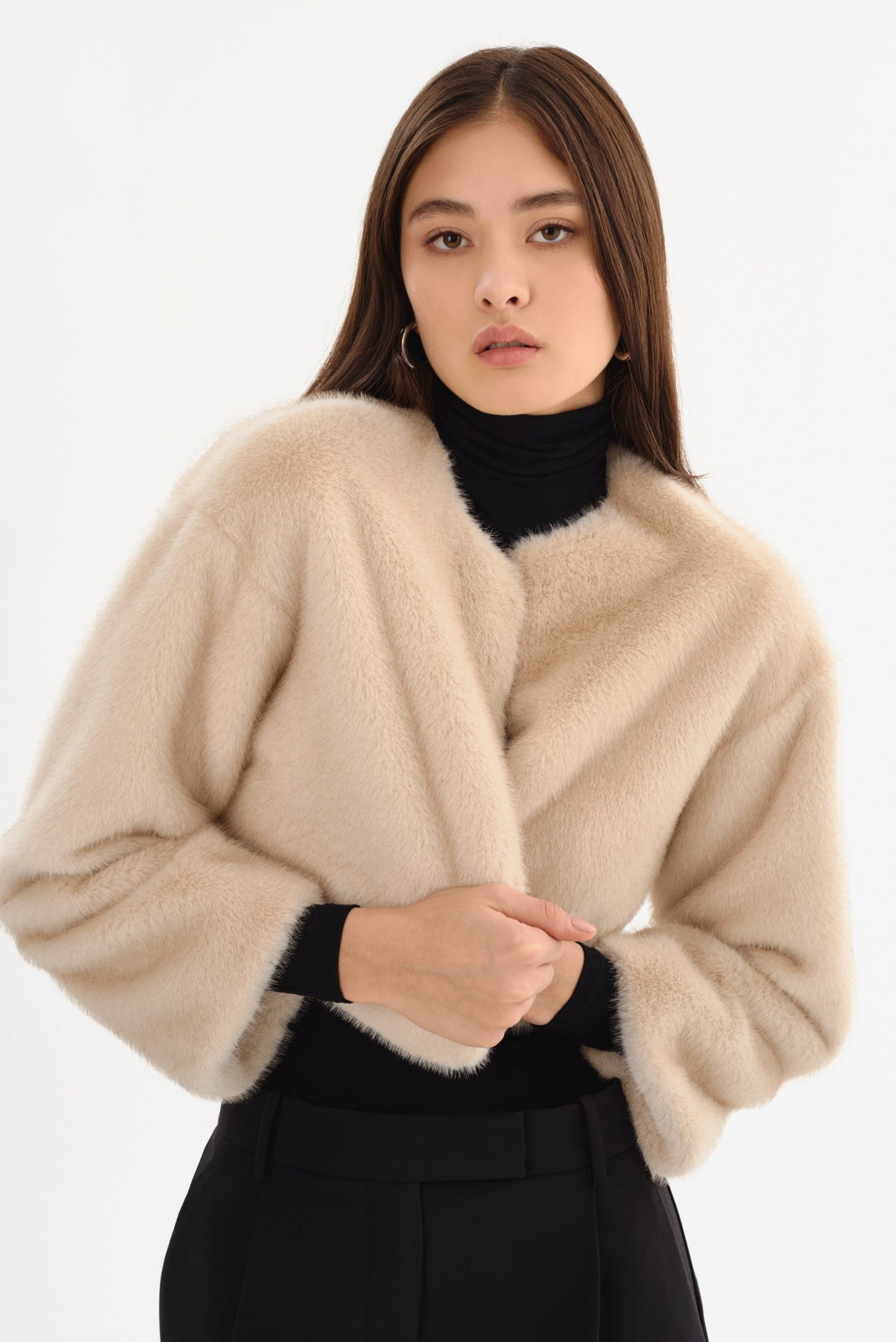 ROWDIE | Faux Fur Jacket