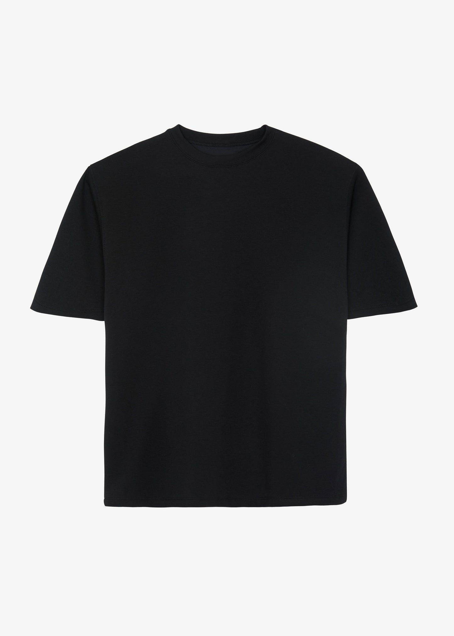 Rowen Padded Shoulder Tee - Black