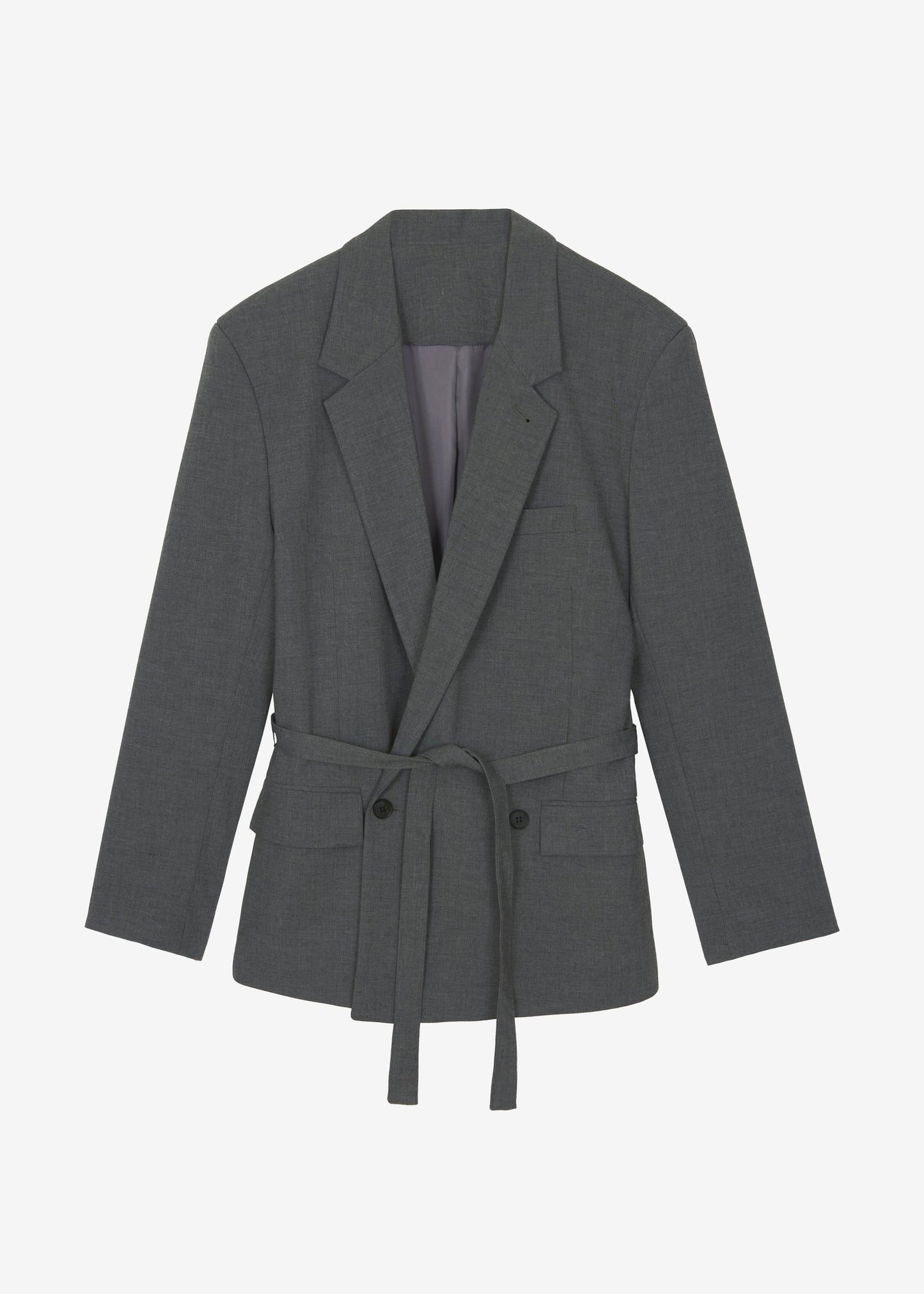 Salzburg Belted Blazer - Grey