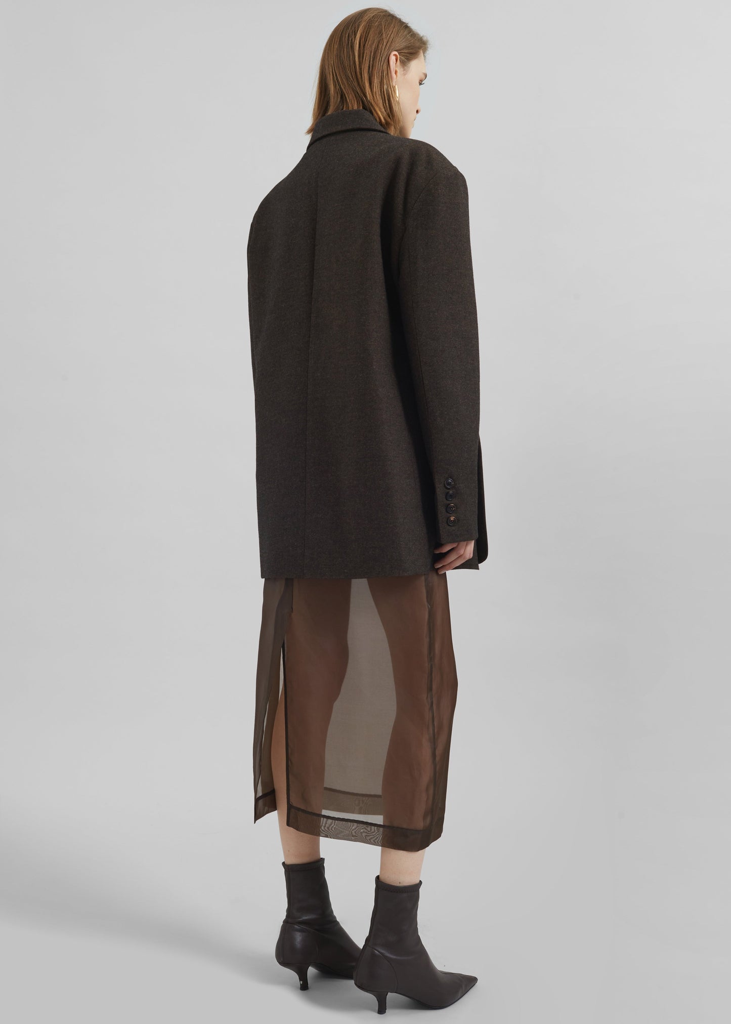 Sarnia Oversized Blazer - Brown