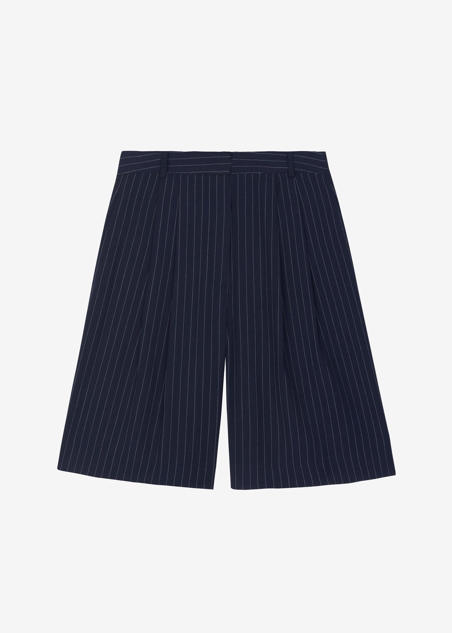 Sava Bermuda Shorts - Navy/White Stripe