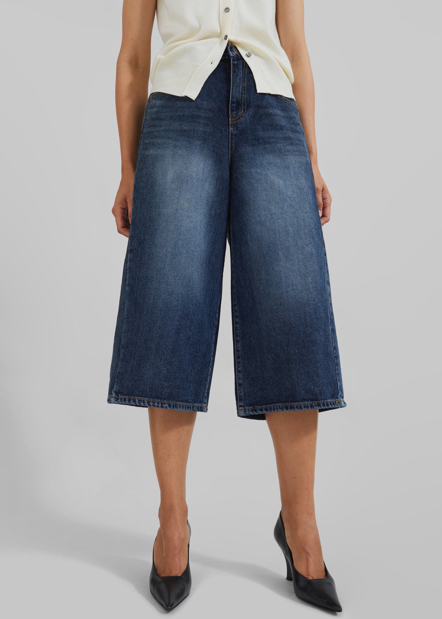 Savona Jorts - Medium Wash